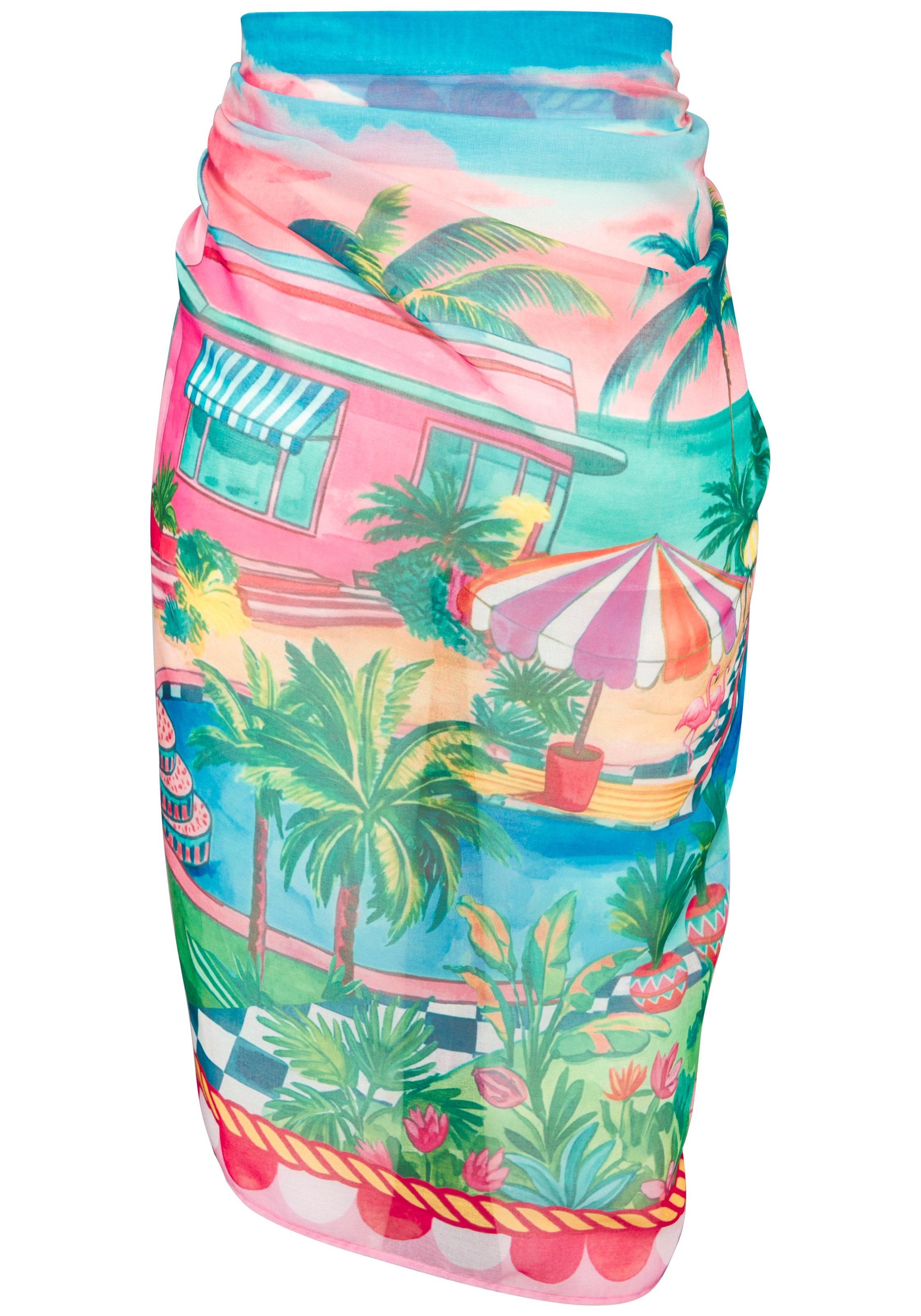 Beachtime by Lascana Pareo mit platziertem, sommerlichen Design