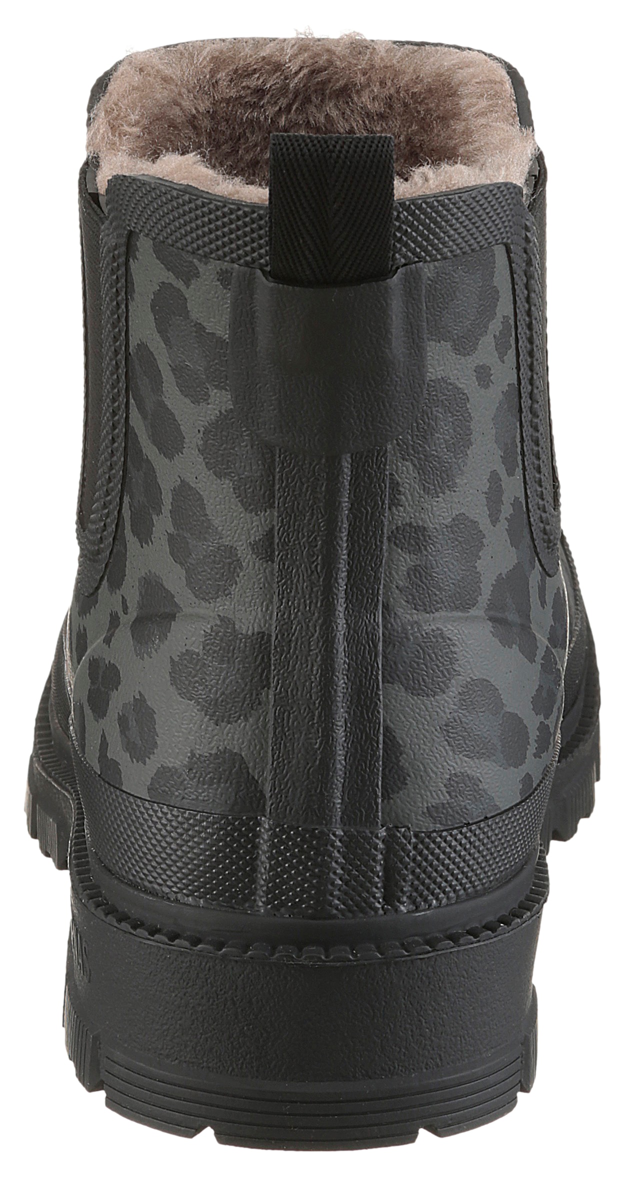 VERBENAS Chelseaboots »Lua Mate«  Gummistiefelette, Schlupfboots, Winterboots in Leo-Optik