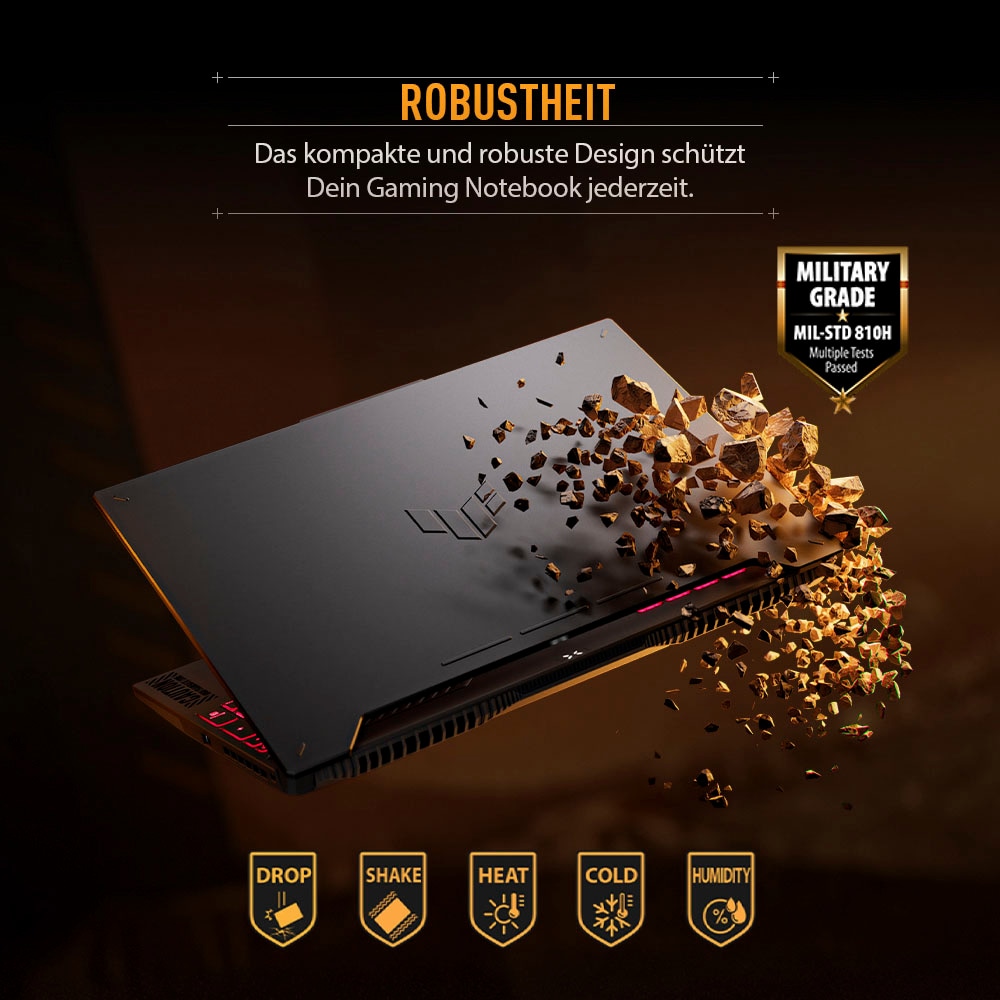Asus Gaming-Notebook »TUF Gaming A17 FA707XV-HX034W«, 43,9 cm, / 17,3 Zoll, AMD, Ryzen 9, GeForce RTX 4060, 1000 GB SSD
