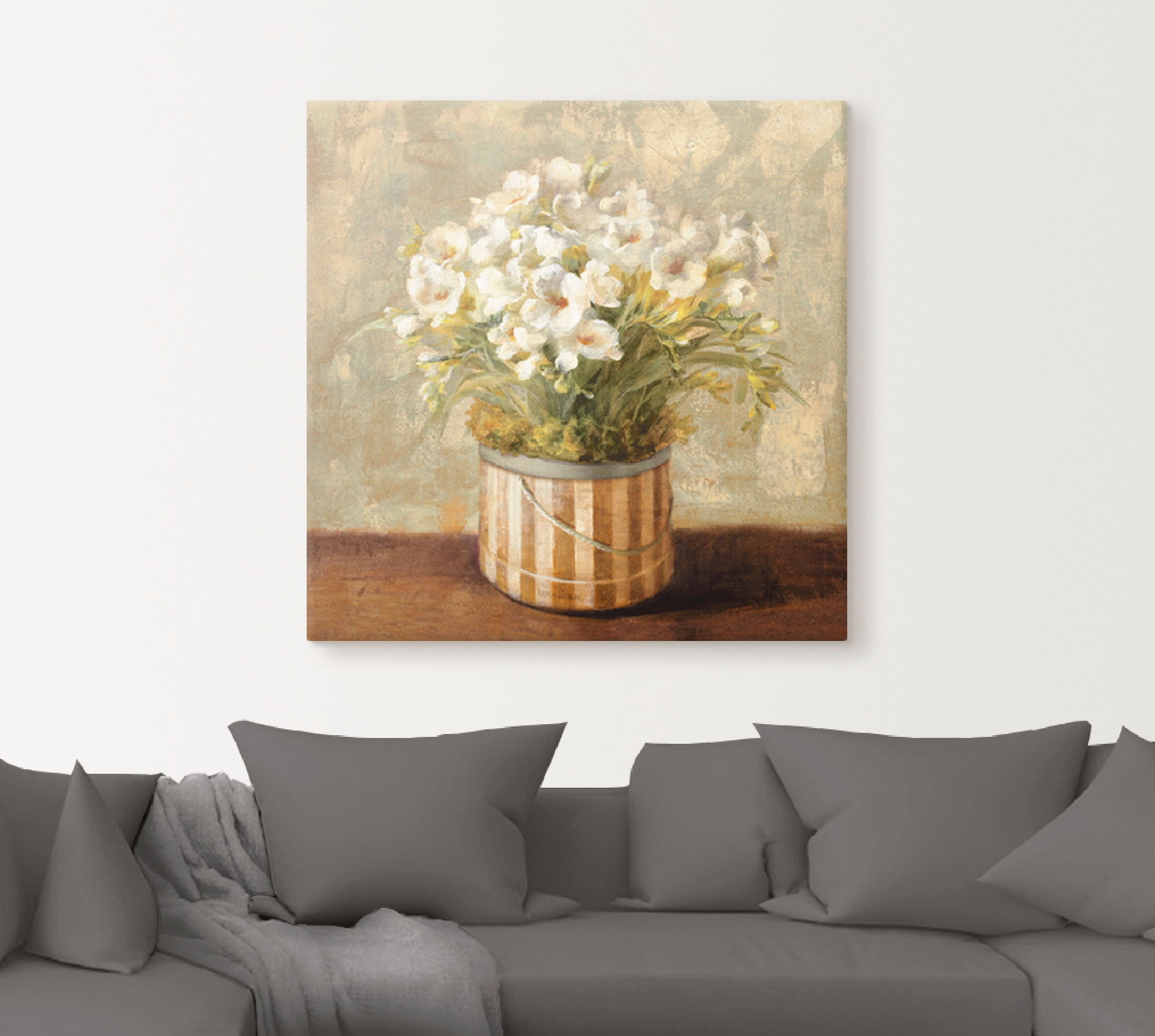 Artland Wandbild »Fresien«, Blumen, (1 St.), als Leinwandbild, Poster in verschied. Größen