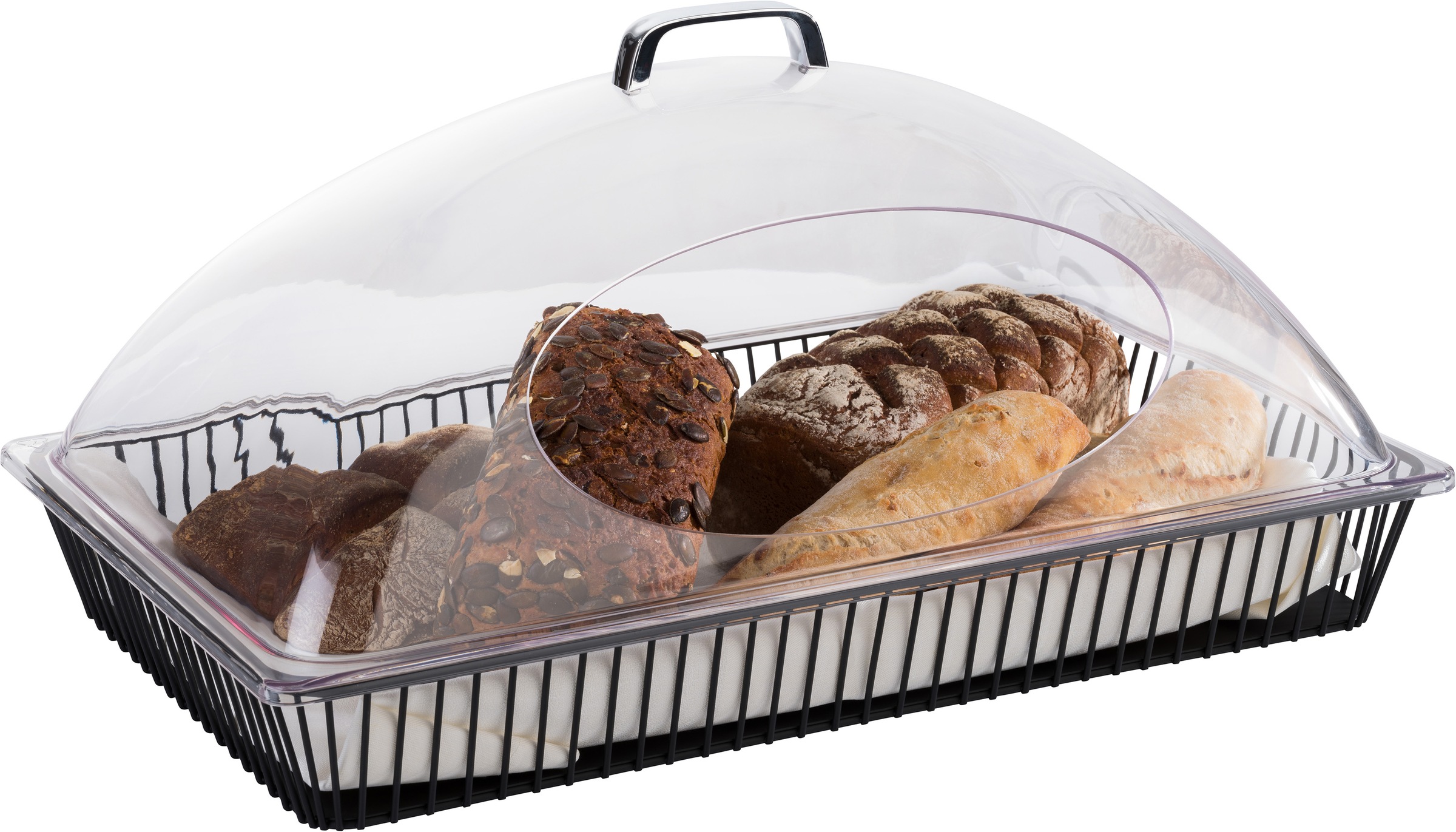 APS Brotkorb »URBAN«, (1 tlg.), (Obst-, Gemüsekorb), Antirutsch Füße, 53x32,5 cm