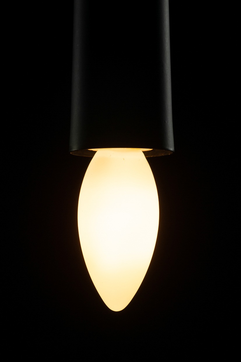 SEGULA LED-Leuchtmittel »LED Kerze opal-matt«, E14, Warmweiß, dimmbar, E27, E27, Kerze opal-matt, Ambient Dimming