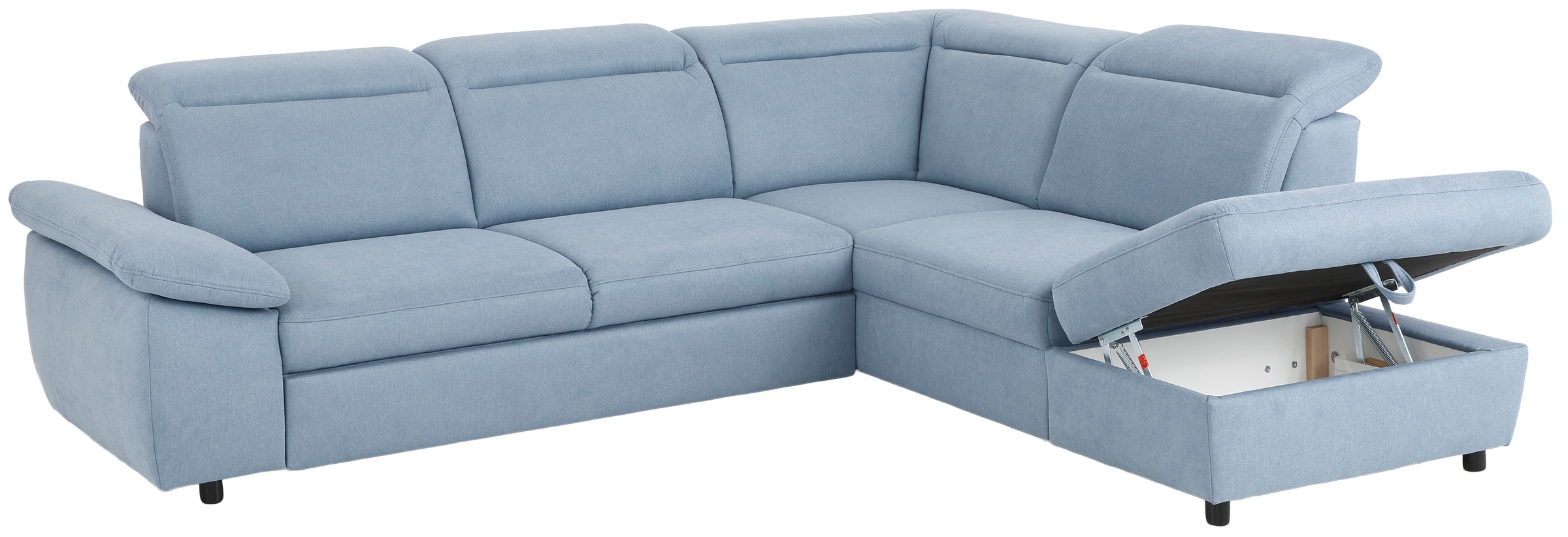 Home affaire Ecksofa »Mauritius L-Form«, mit Ottomane, mit Kopfteil- und Armlehnverstellung