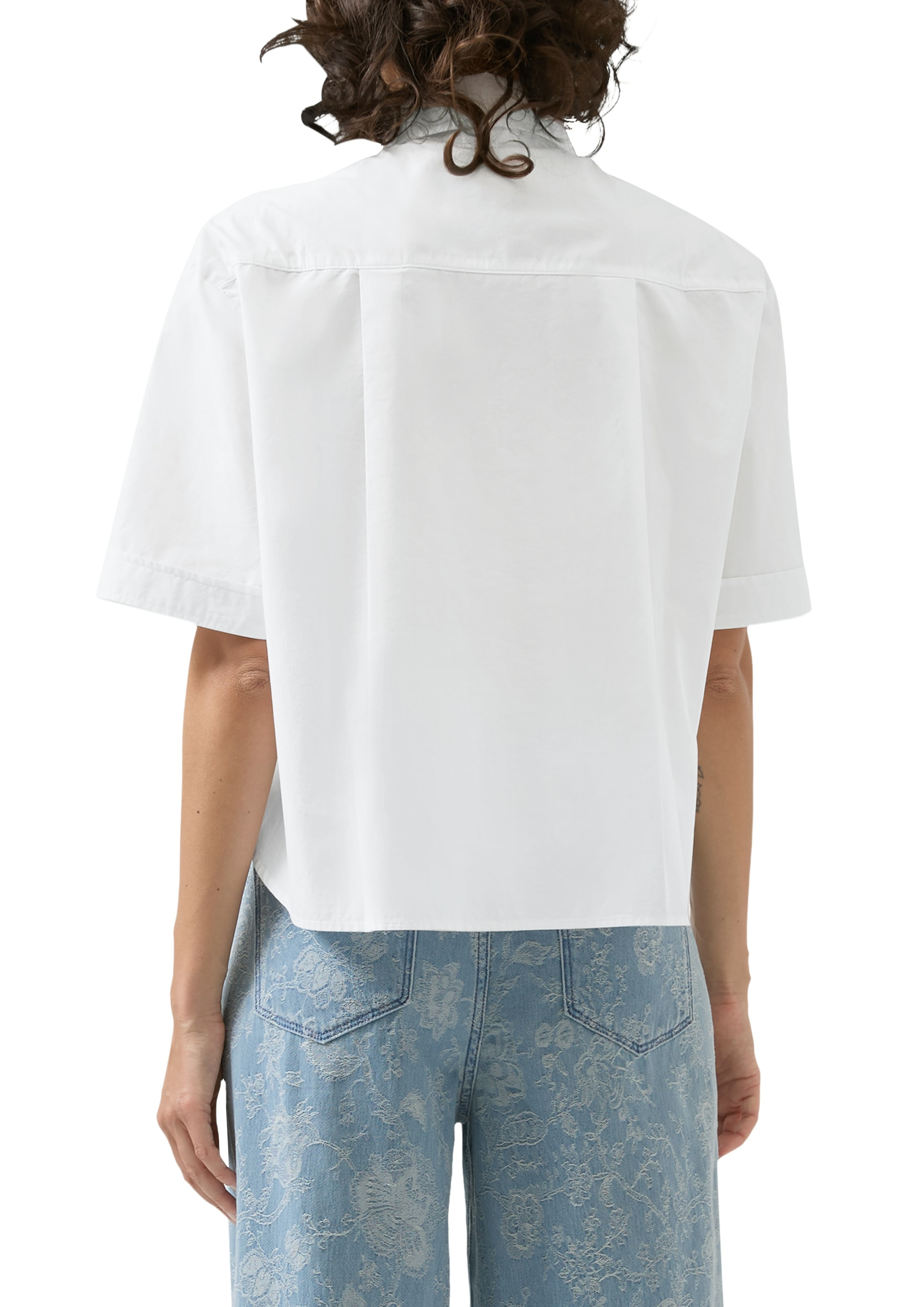 s.Oliver Hemdbluse mit Brust Tasche