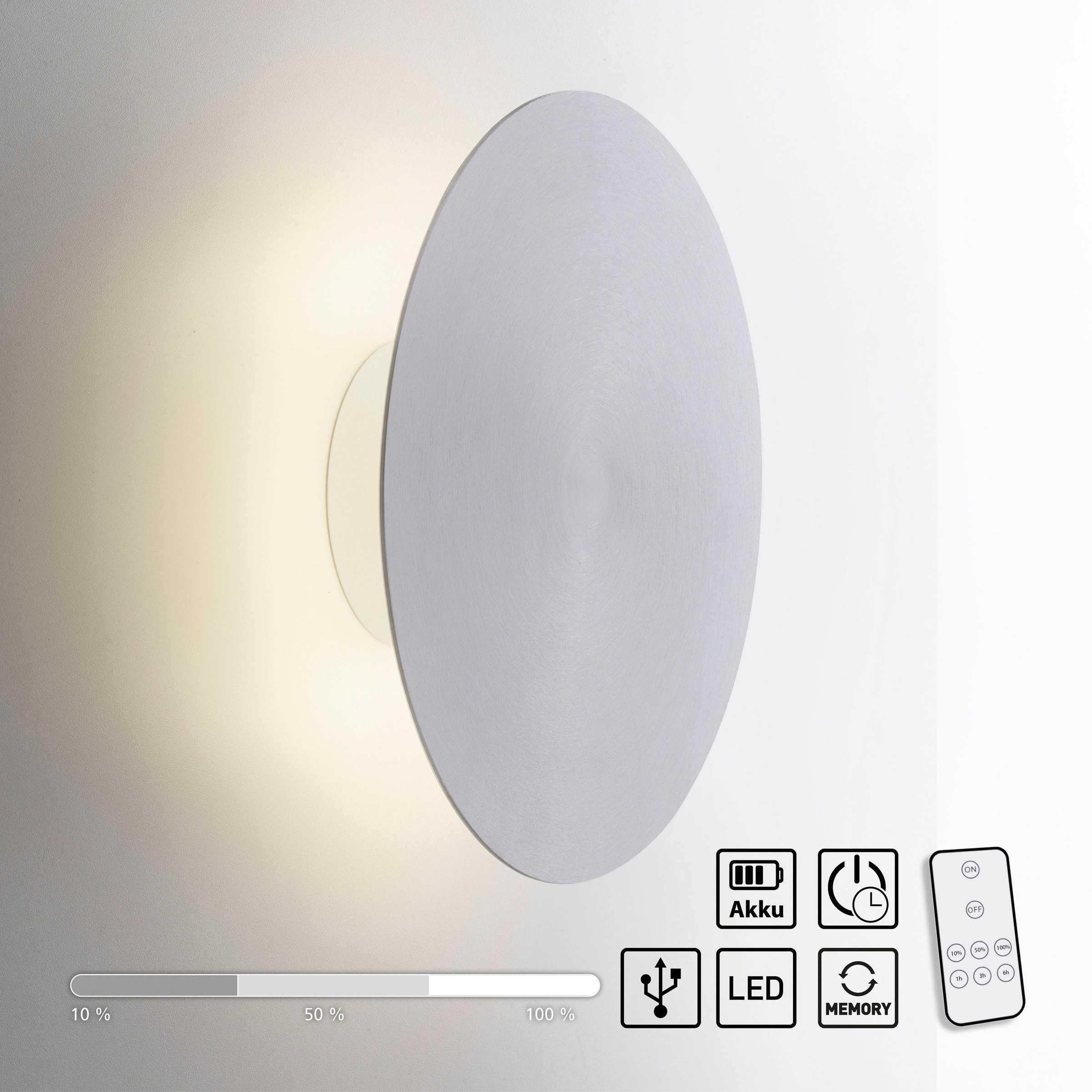 Paul Neuhaus Wandleuchte »AKKU PUNTU«, 1 flammig, Leuchtmittel LED-Board günstig online kaufen