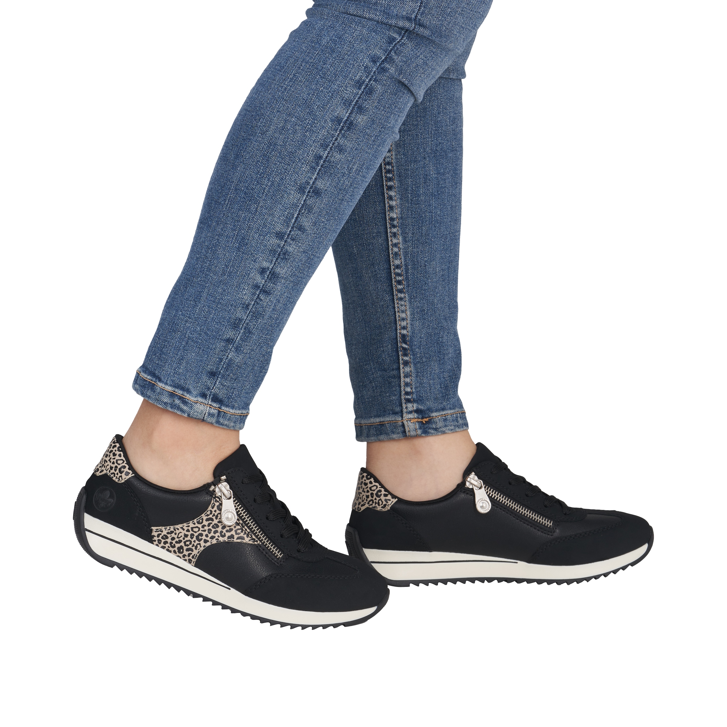 Rieker Sneaker  Schnürschuh, Halbschuh, Freizeitsneaker mit Kontrastdetails