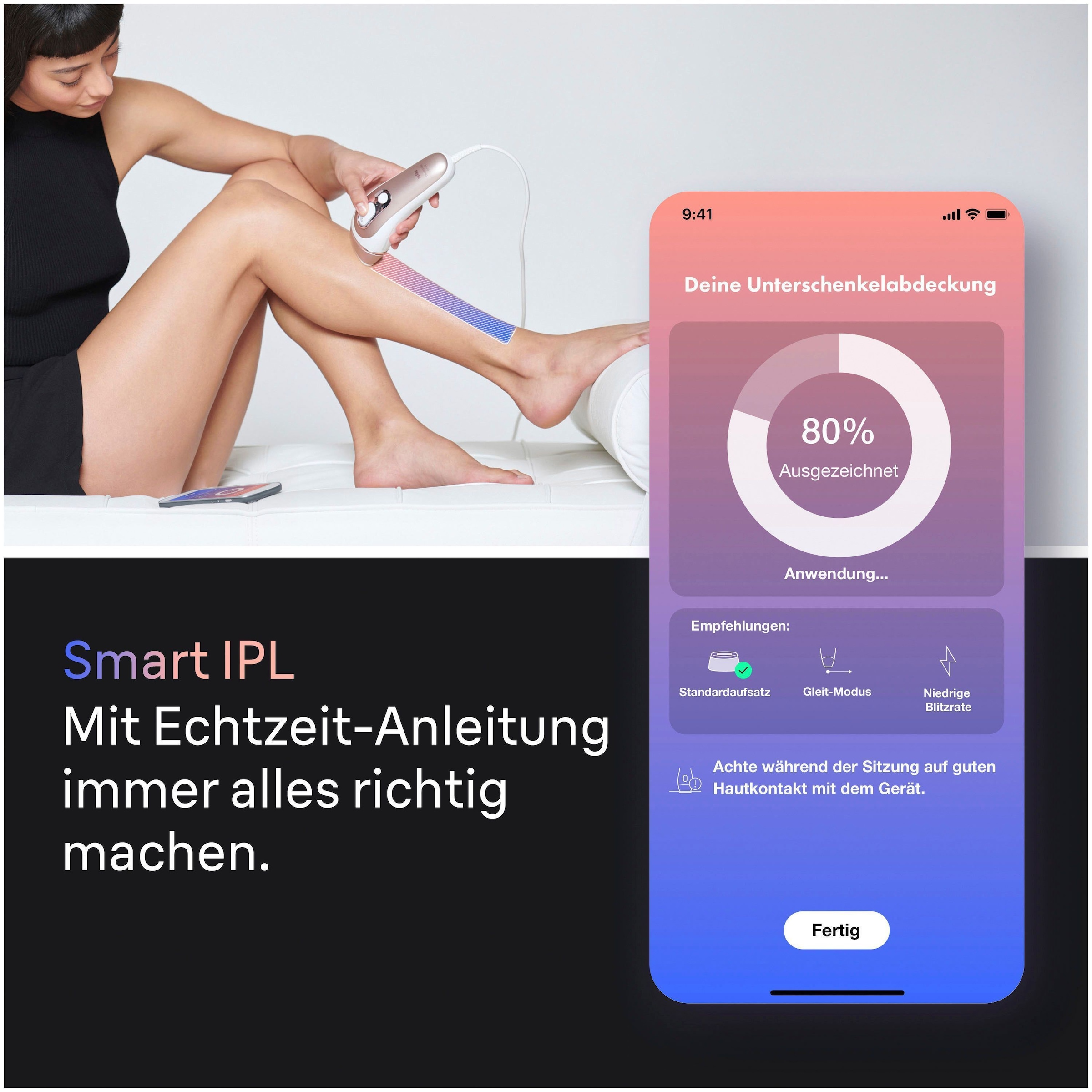 Braun IPL-Haarentferner »Smart Skin i·expert PL7387« 4 Aufsätze für Gesicht & Körper, Venus Rasierer & Aufbewahrungsbox