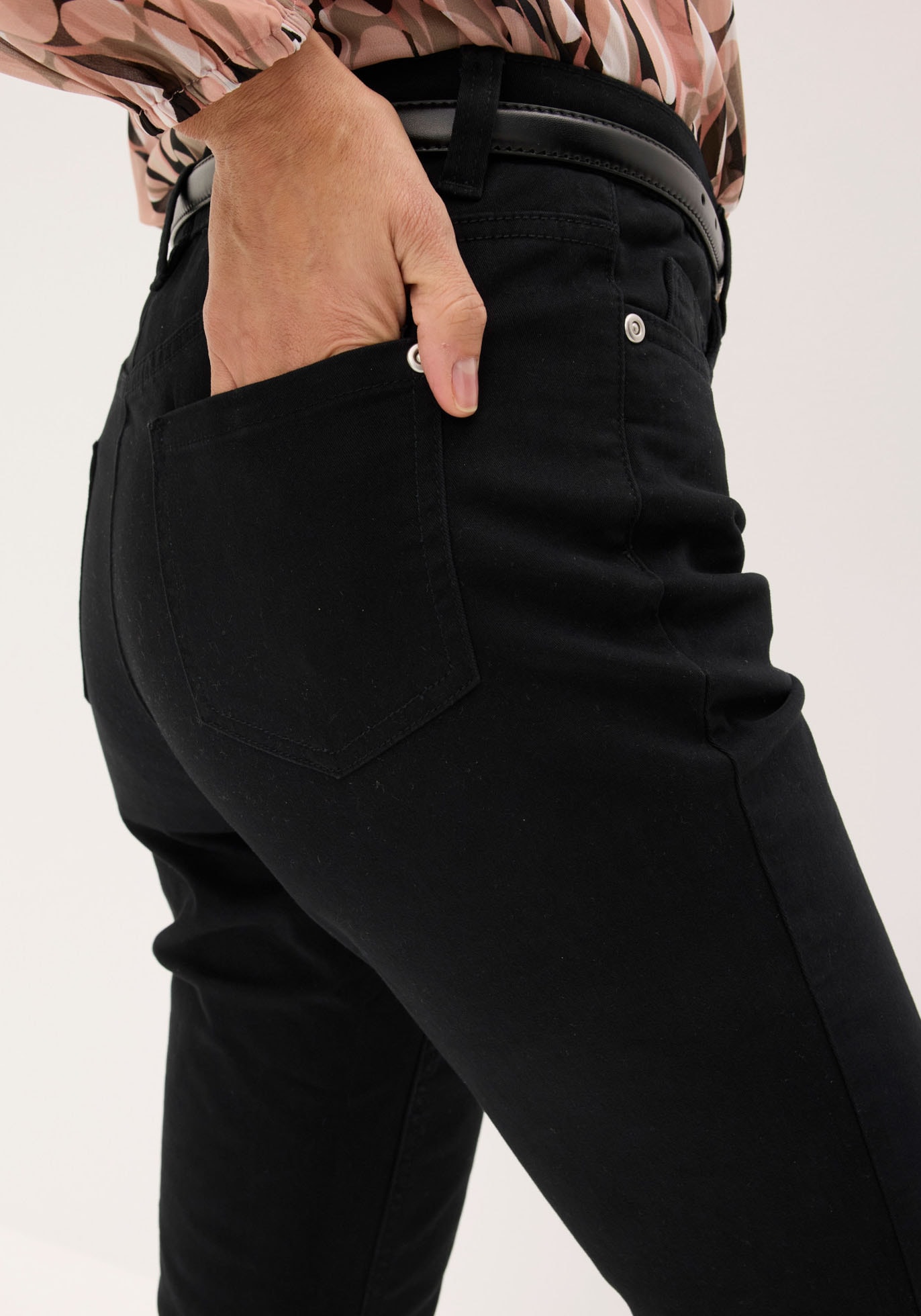 bonprix Stretch-Hose  7/8-Länge, schmale Passform, aus überwiegend Baumwolle