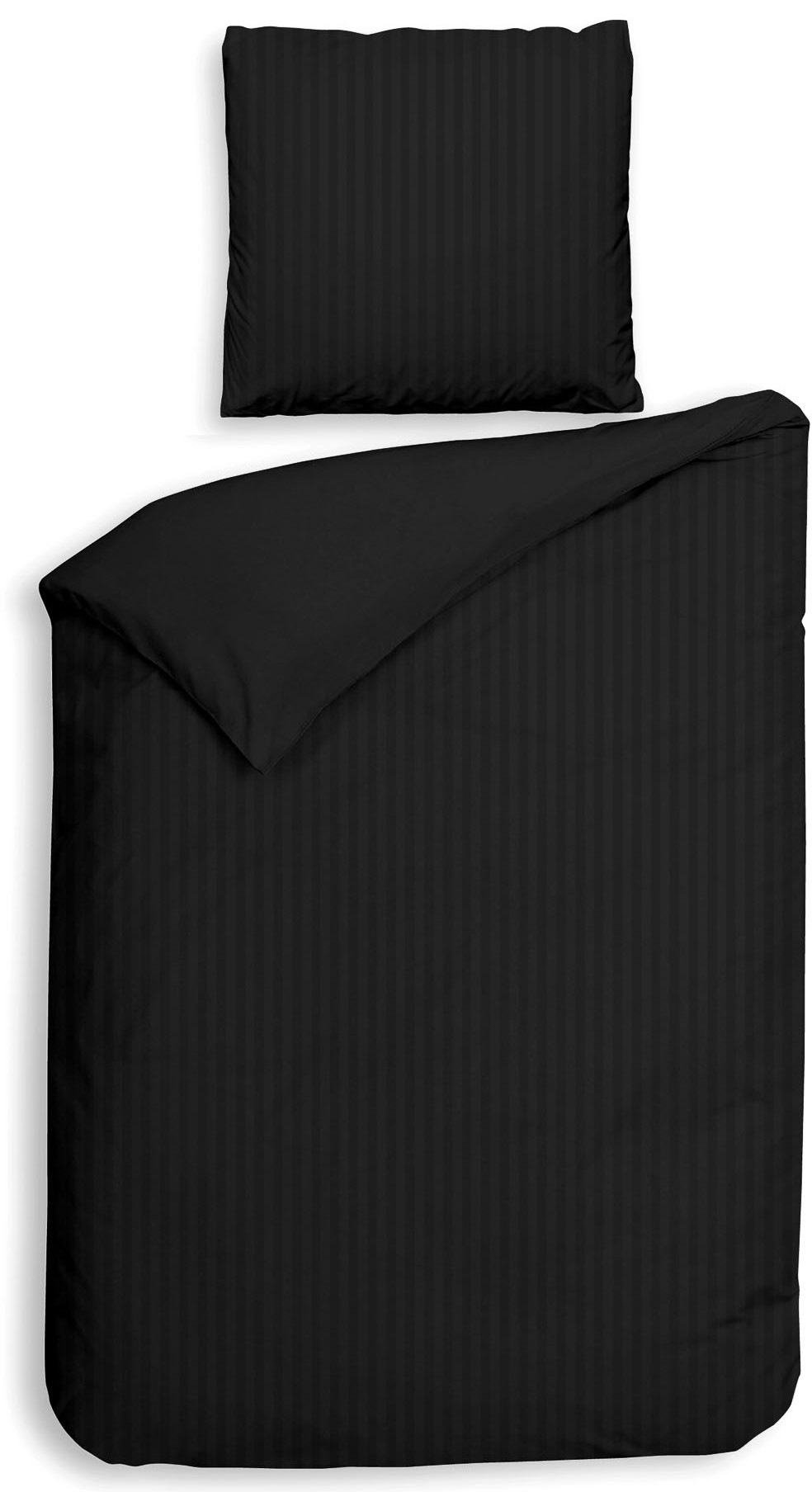 Heckett & Lane Bettwäsche »Banda« 2 Stk. tlg. hochwertiges Mako-Satin, Stre günstig online kaufen