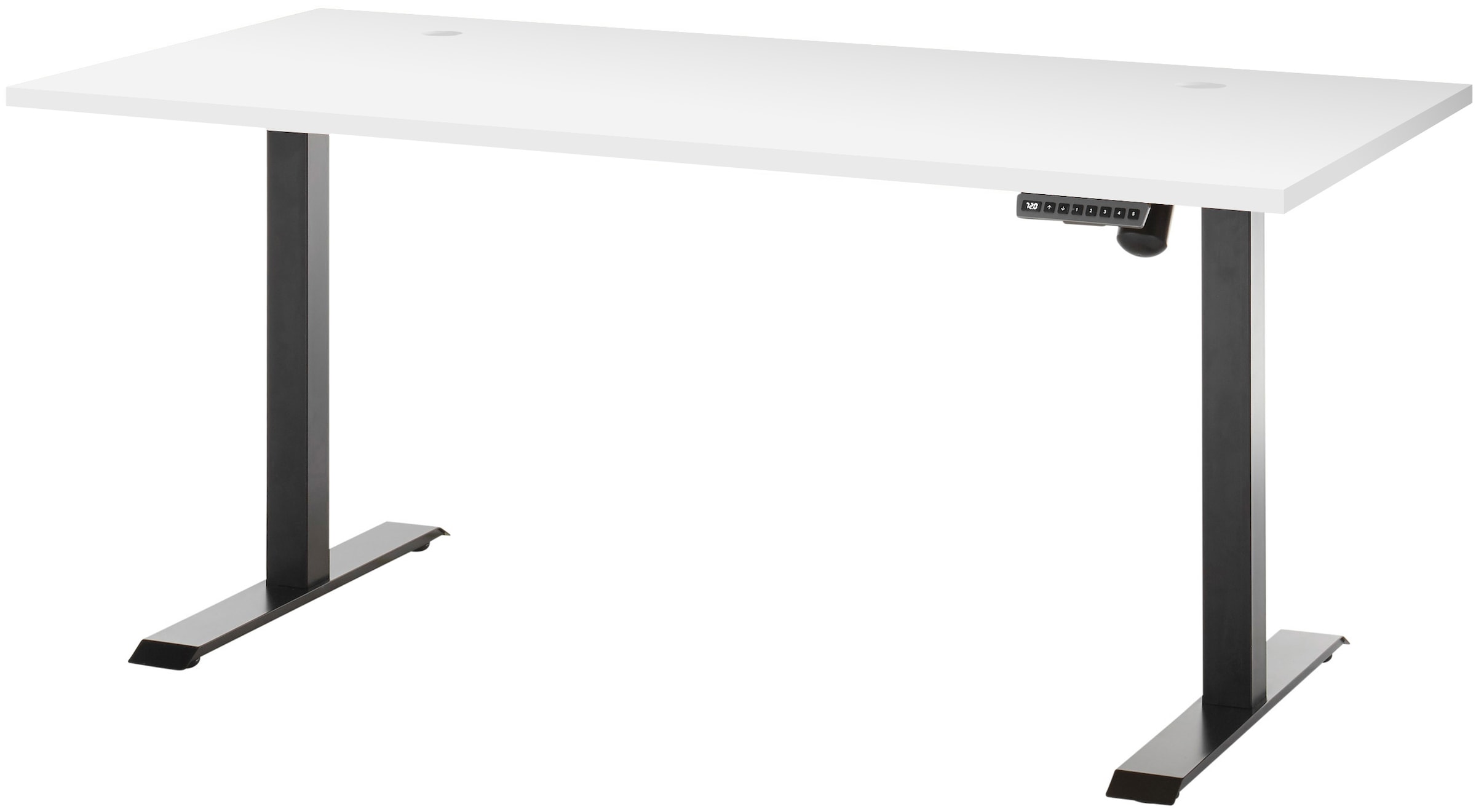 BEGA OFFICE Schreibtisch »Tim, elektrisch höhenverstellbarer Desk«, mit Anzeige und 4 Memory-Tasten, Breite 150 cm
