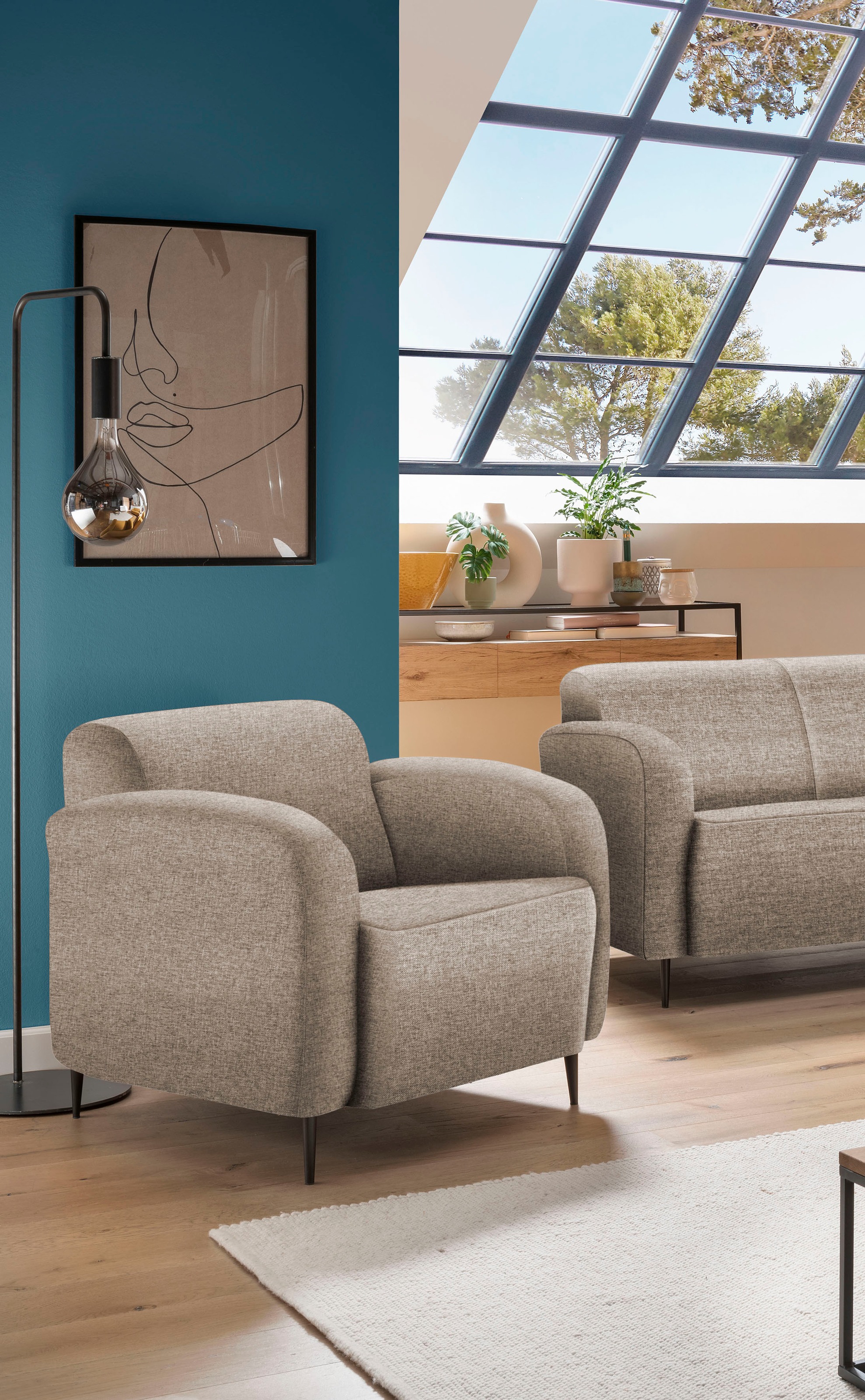 Home affaire Cocktailsessel »Marone« auch als 2-Sitzer und 3-Sitzer erhältl günstig online kaufen