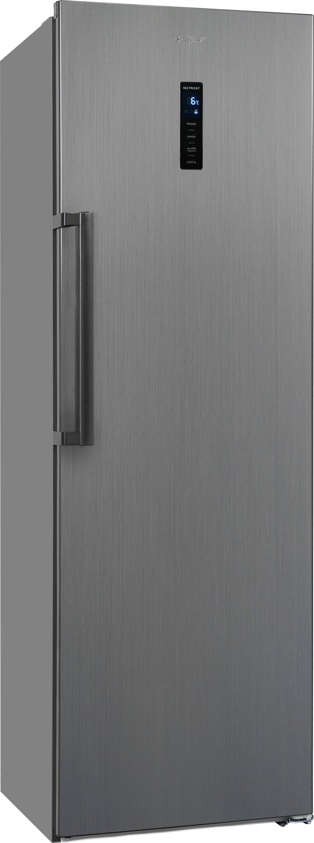 exquisit Vollraumkühlschrank »KS360-V-HE-040D«, 359 Liter Nutzinhalt, NoFrost, Display