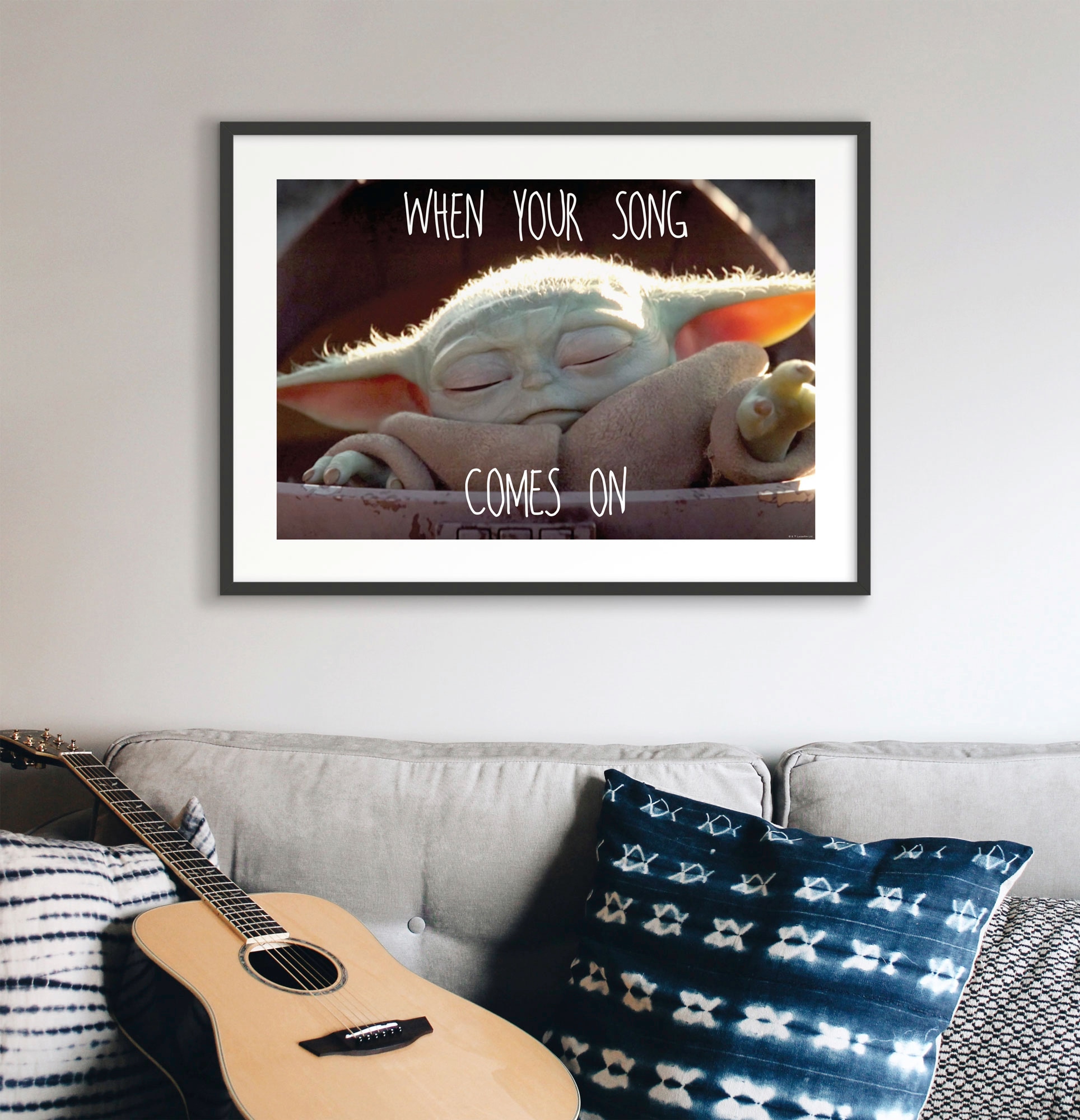 Komar Bild »Mandalorian The Child Music«, Disney-Star Wars, (1 St.), Wandbi günstig online kaufen