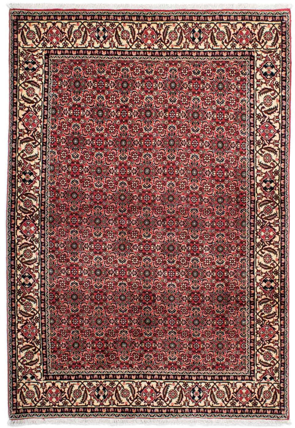 morgenland Wollteppich »Bidjar - Zanjan Stark Gemustert Rosso 208 x 139 cm« günstig online kaufen