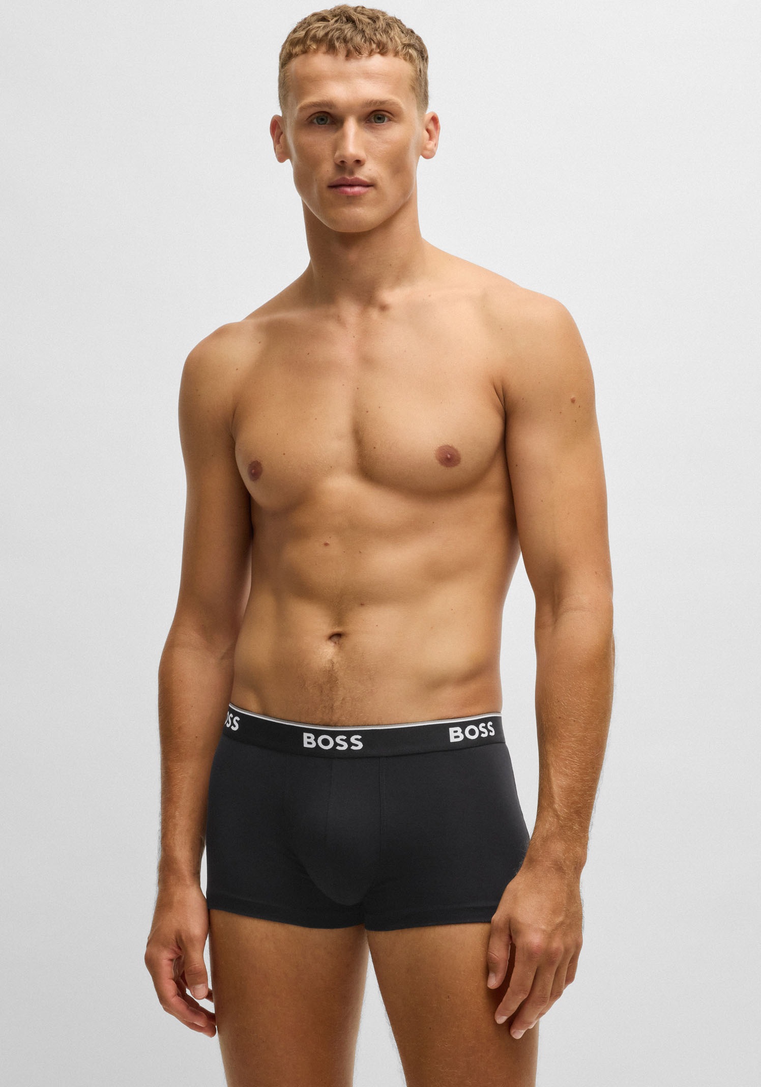 BOSS Trunk »3P Power«, (Packung, 3 St.), mit BOSS Schriftzug auf dem Bund