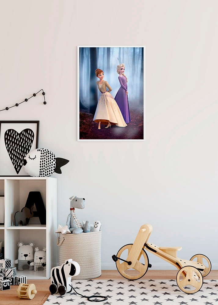 Komar Bild »Frozen Wood Walk«, Disney, (1 St.), Wandbild zur Dekoration im Kinderzimmer - ohne Rahmen