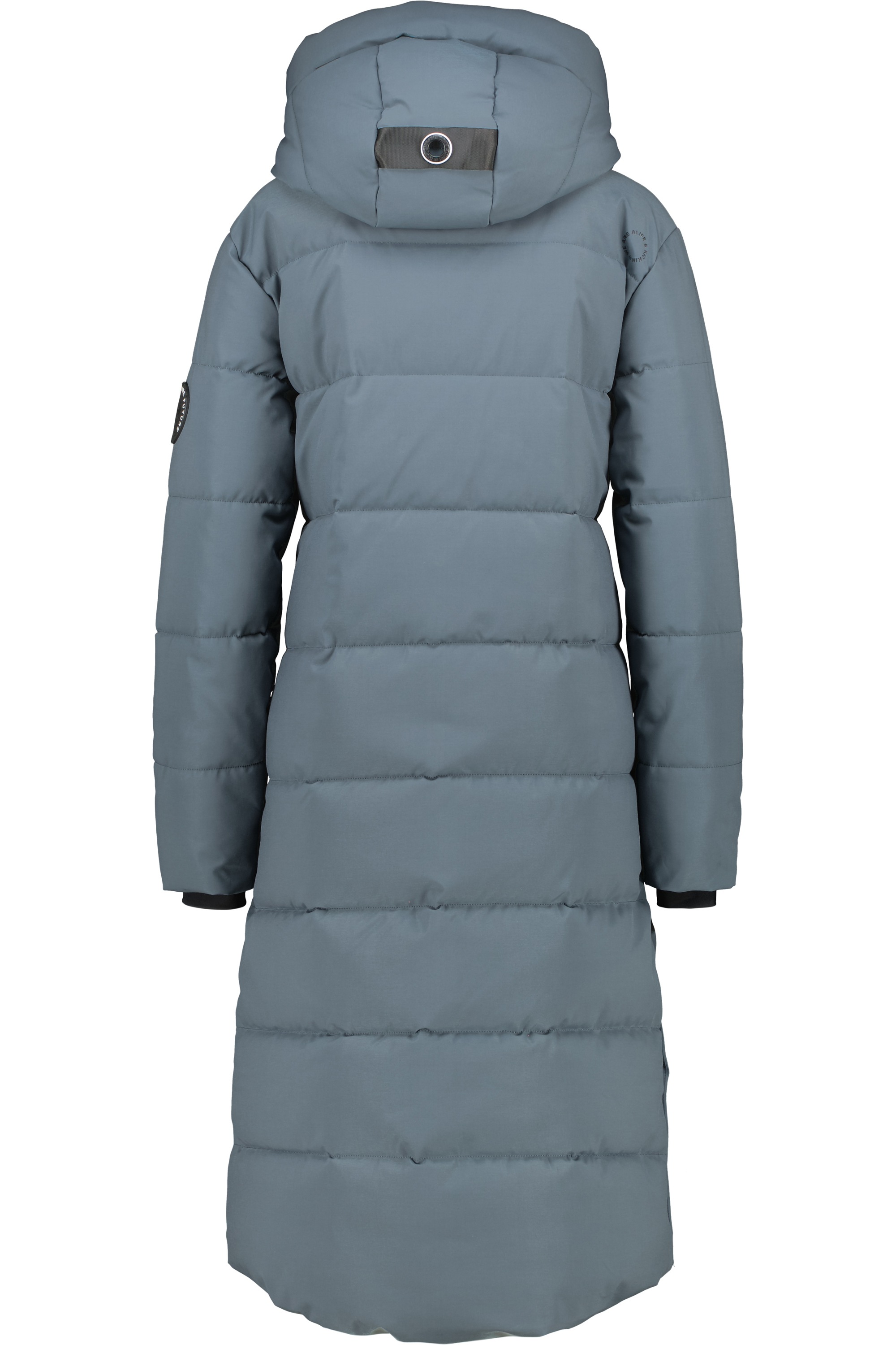 Alife & Kickin Steppjacke »Damen KatiaAK A«, mit Kapuze, Langer Wintermantel mit großer Kapuze und regulierbarer Beinfreiheit