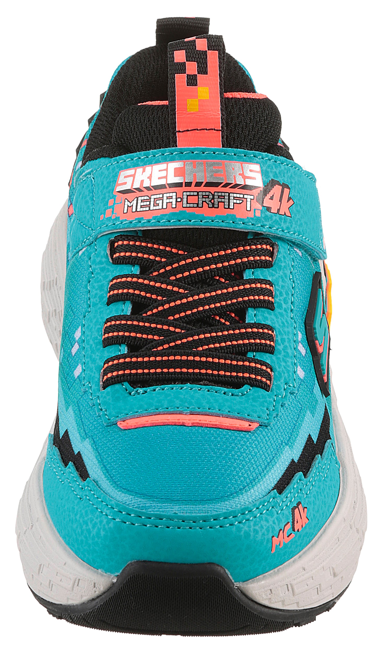 Skechers Sneaker »MEGA-CRAFT 4K«  , Klettschuh im coolen Pixel-Look, Größenschablone zum Download