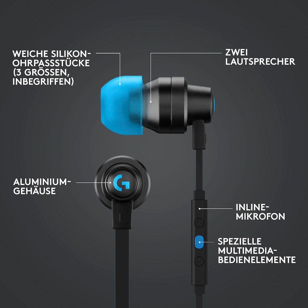 Logitech In-Ear-Kopfhörer »G333«