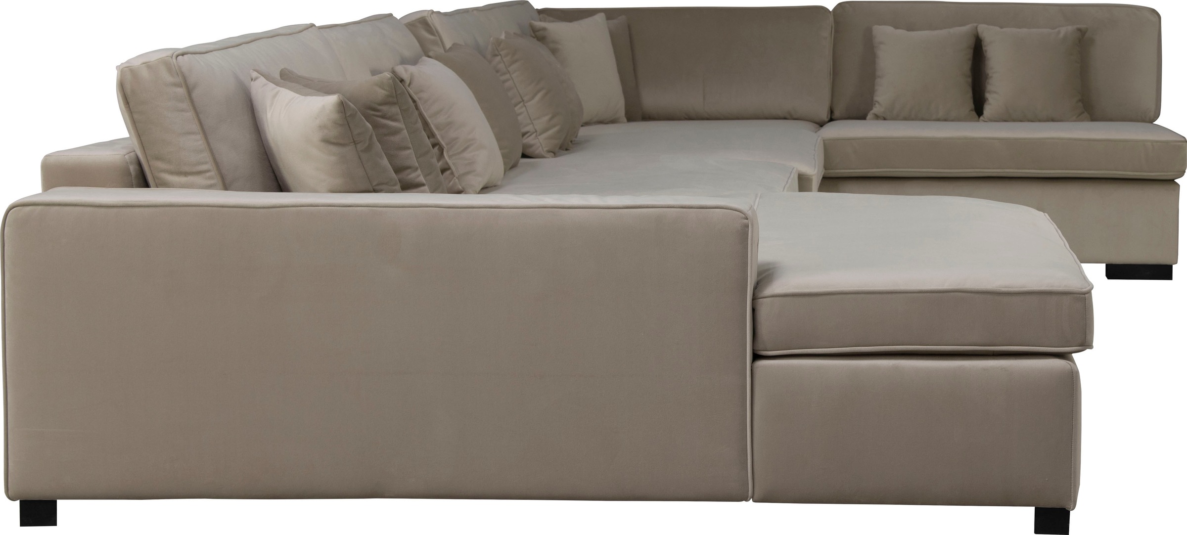 Guido Maria Kretschmer Home&Living Wohnlandschaft »Skara XXL U-Form«, Lounge-Sofa XXL mit Federkern-Polsterung, in vielen Bezugsvarianten