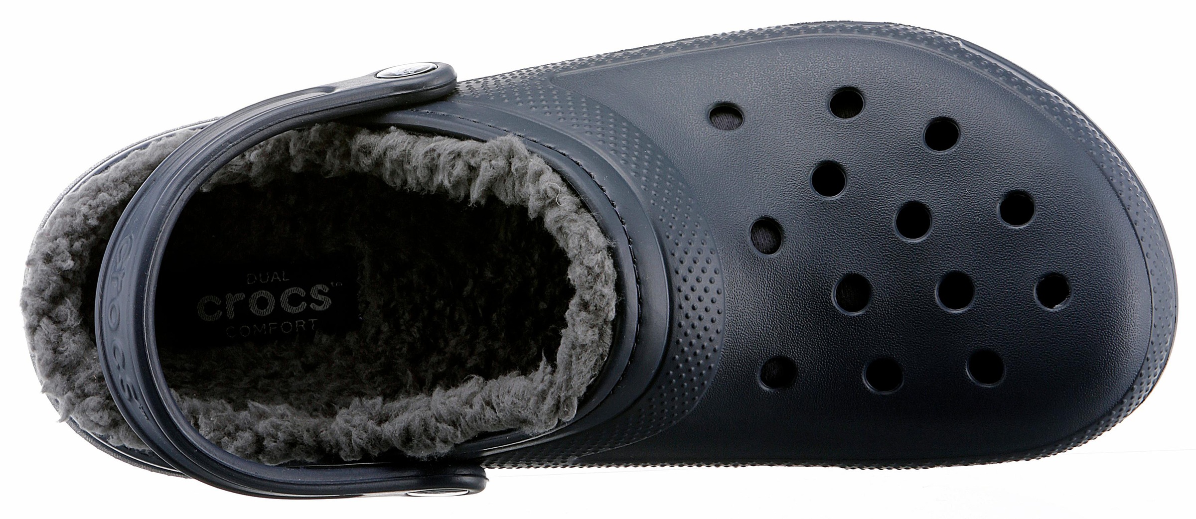 Crocs Hausschuh »Classic Lined Clog«, Gartenclog, Schlappen, Clog, mit kuscheligem Fellimitat