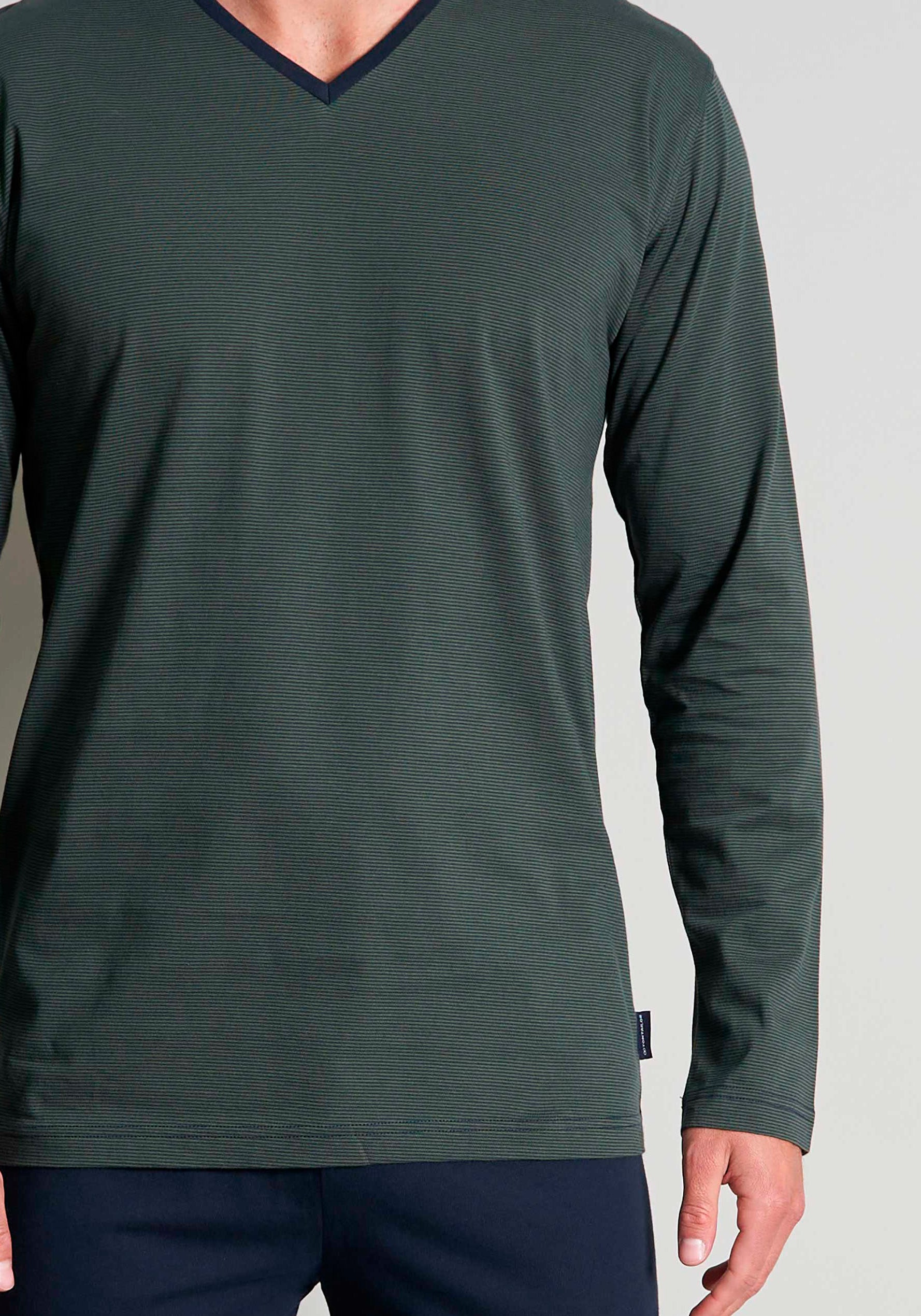 TOM TAILOR Pyjama »Nevada«, (2 tlg.), mit cooler Kombi aus Oberteil und Unterteil
