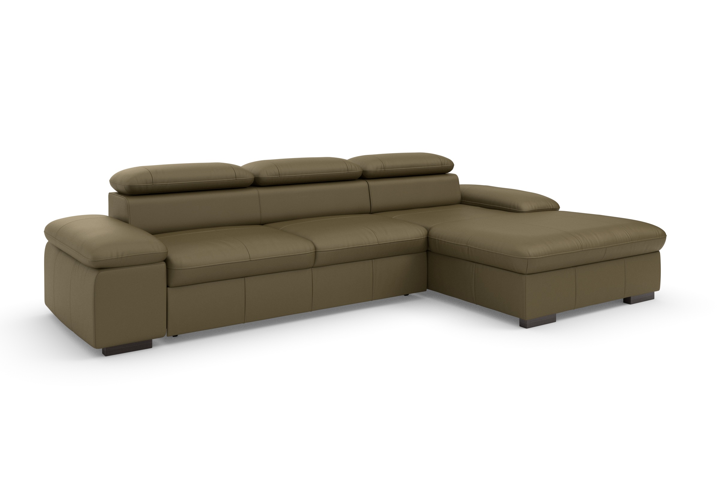 Home affaire Ecksofa »Alberto L-Form«, mit Kopfteilverstellung, wahlweise mit Bettfunktion