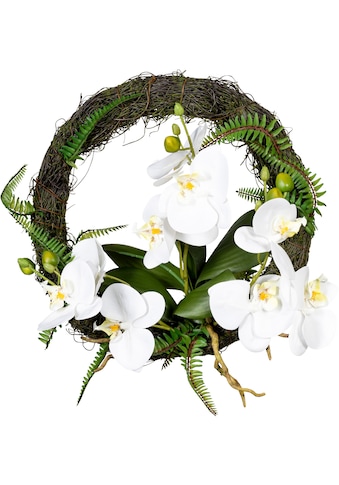 Creativ green Kunstkranz »Wandkranz Orchidee Phalaenopsis«, (1 St.) kaufen