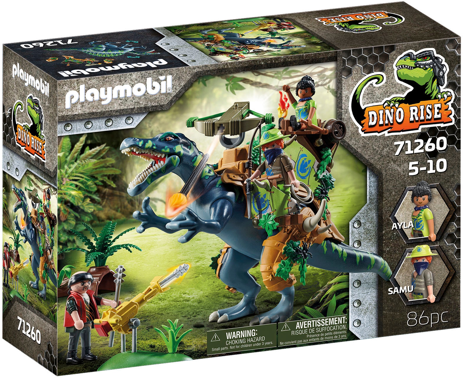 Playmobil® Konstruktions-Spielset »Spinosaurus (71260), Dino Rise«, (86 St.), Made in Europe