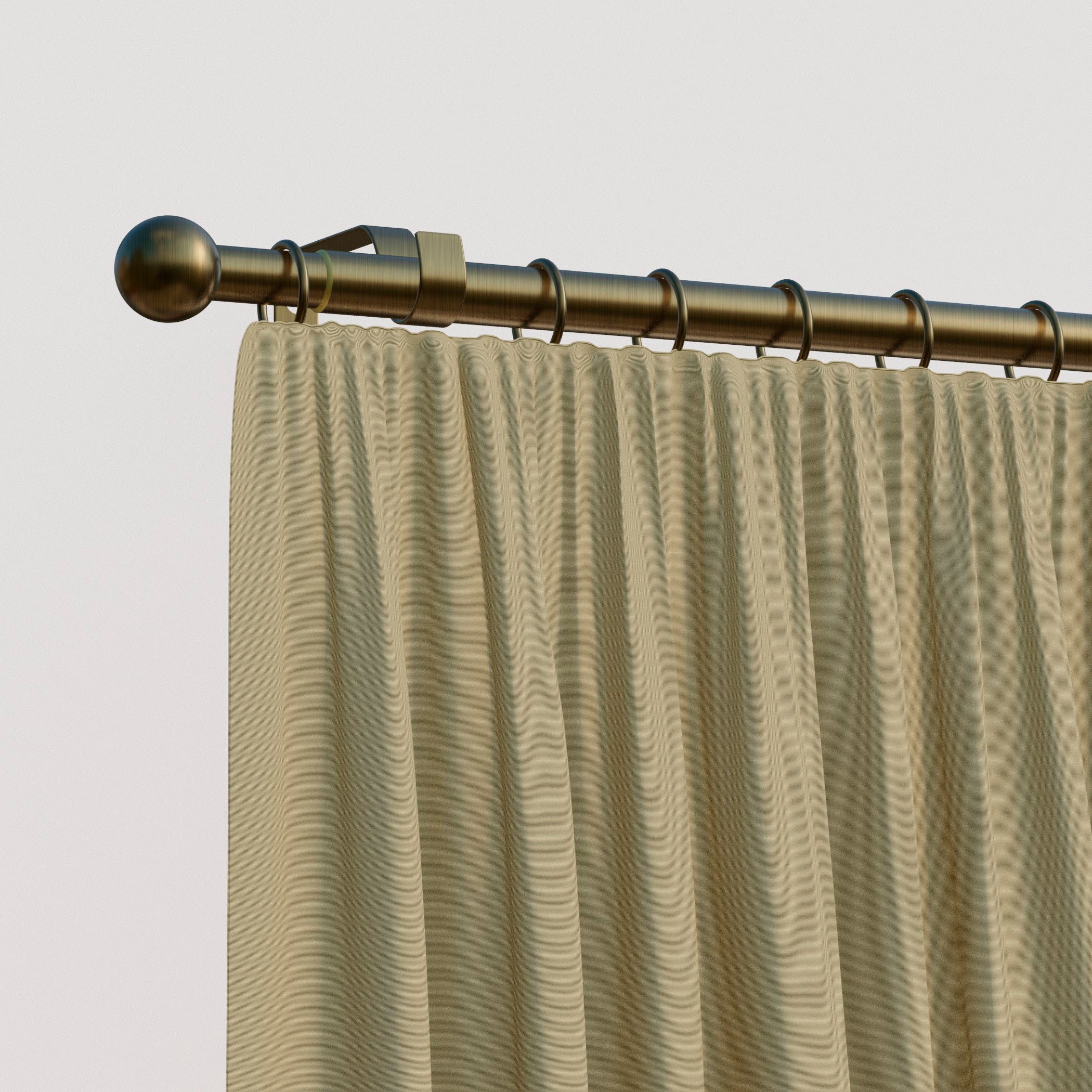 indeko Gardinenstange »Formentor« Ø 10 mm 1 läufig-läufig ausziehbar stufen günstig online kaufen