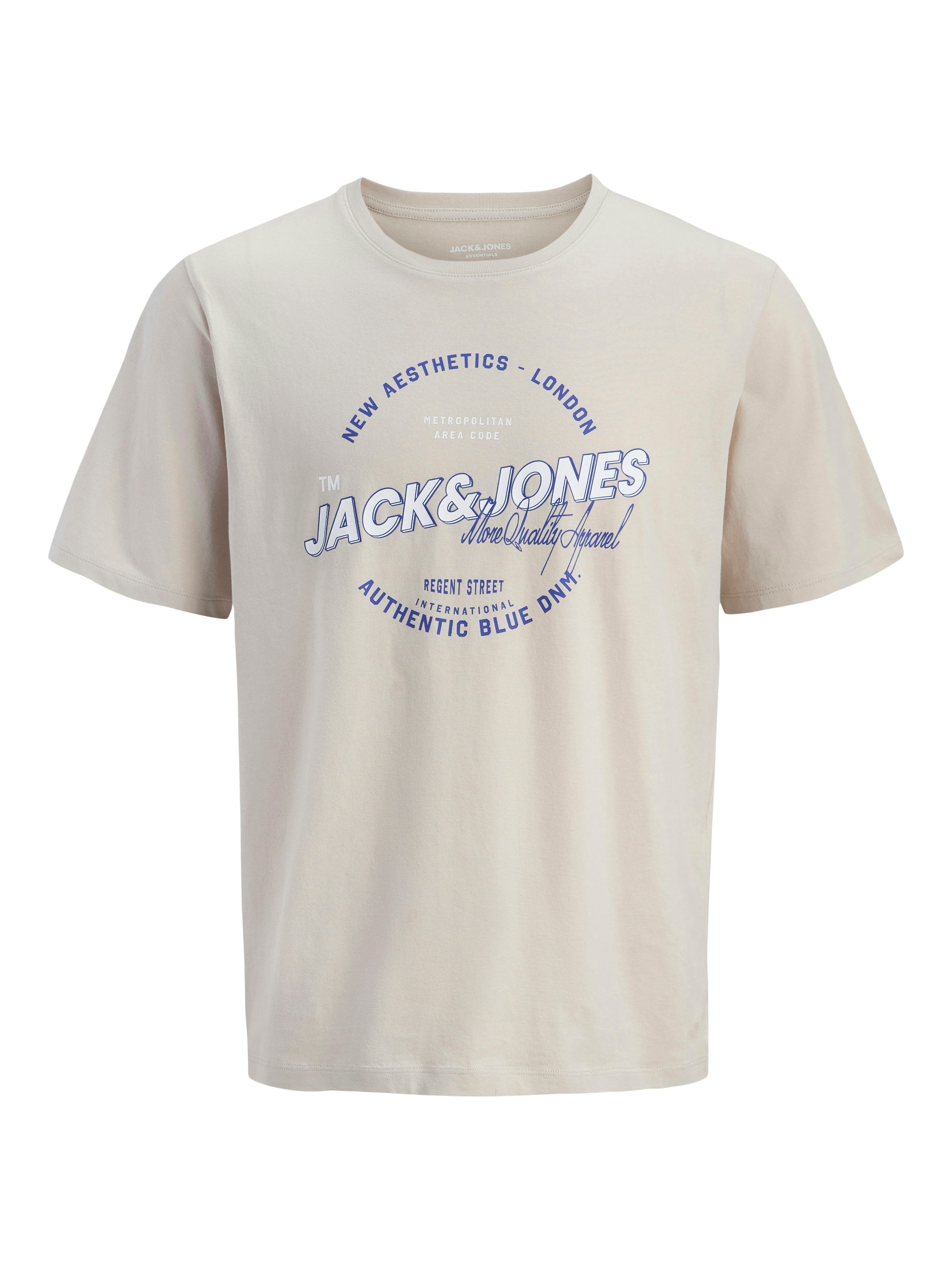 Jack & Jones Rundhalsshirt »JJELOGO TEE SS O-NECK 2 COL SS26 5PK MP« Packung, 5 tlg.