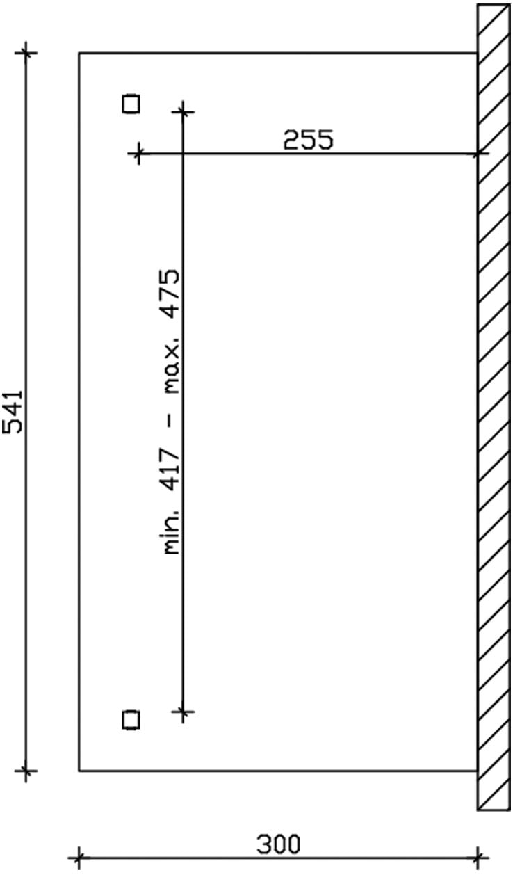 Skanholz Terrassendach »Ancona« Leimholz