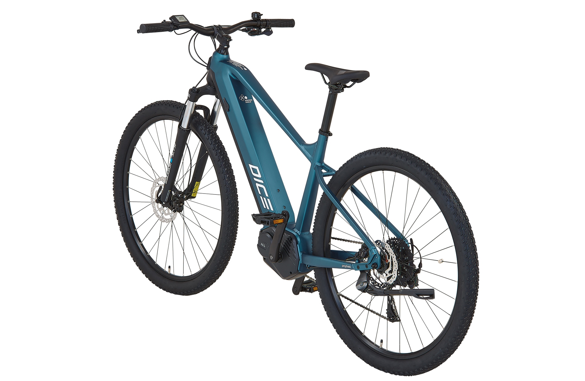 Prophete »Dice 3.8« 10 Gang Shimano Cues Schaltwerk Kettenschaltung Mittelmotor 250 W Pedelec, Elektrofahrrad für Damen und Herren, MTB