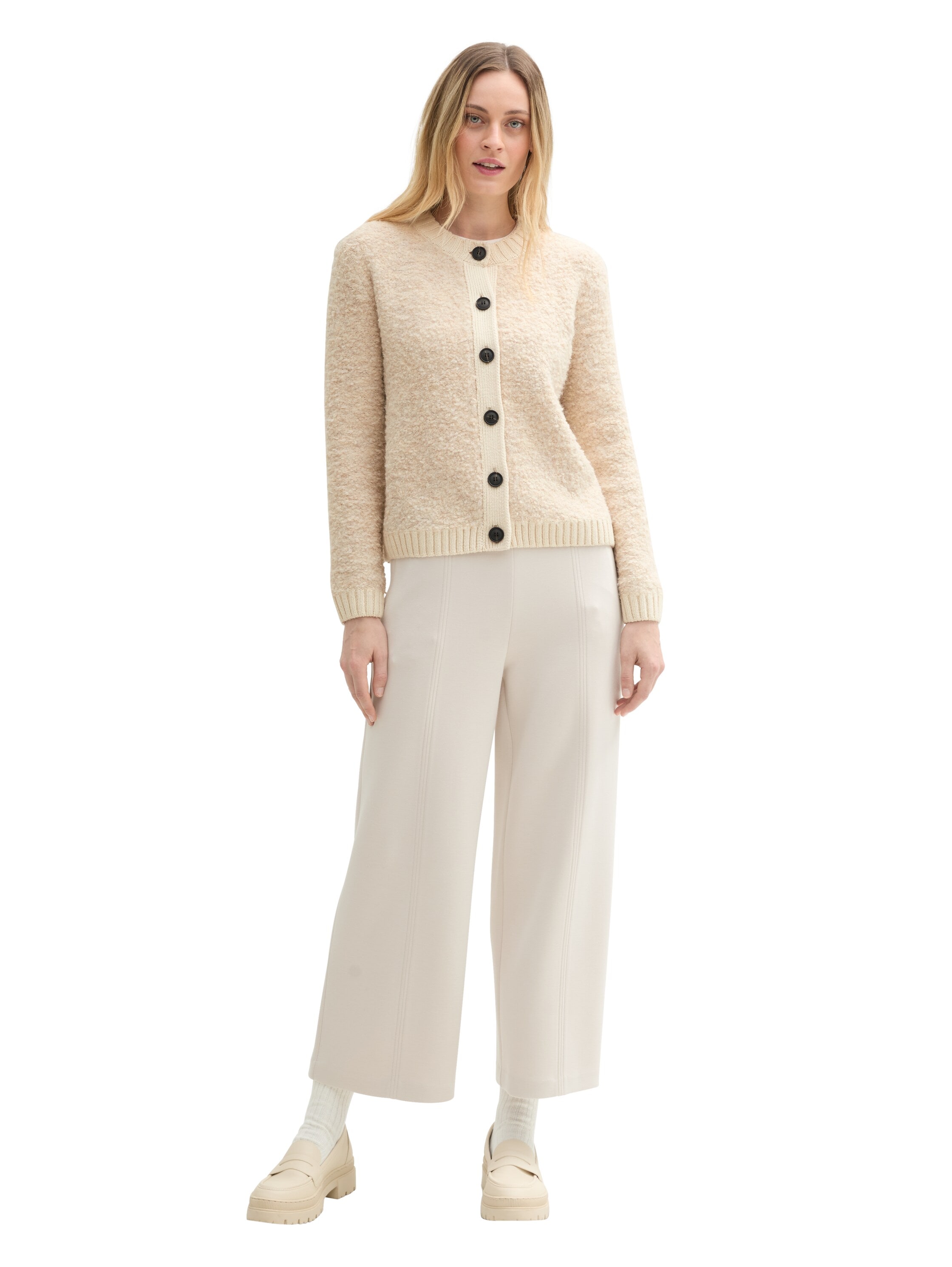 TOM TAILOR Cardigan, in Bouclé Optik