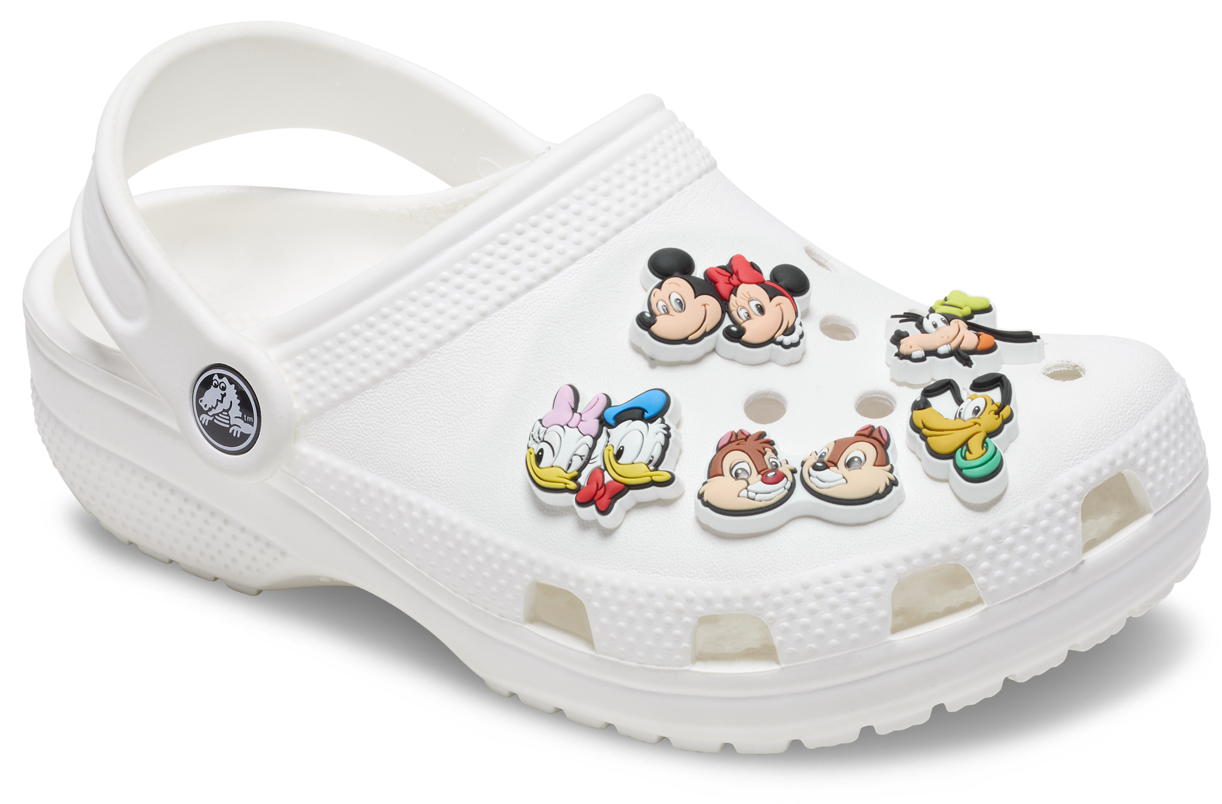 Crocs Schuhanstecker »Jibbitz™ Mickey and Friends« Set, Kein Spielzeug. Nicht für Kinder unter 3 Jahren geeignet, 5 Mickey Mouse Motive zum Anstecken, Charm, Anstecker für Crocs Schuhe