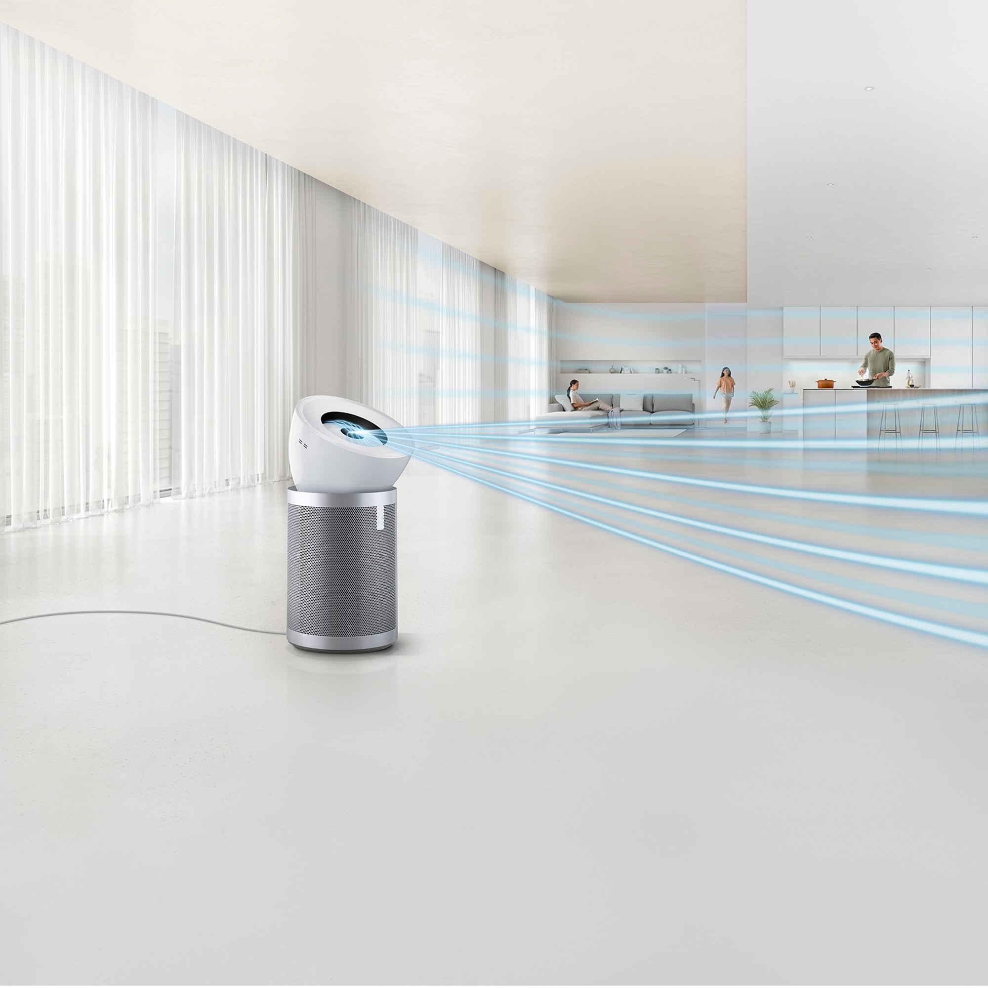 DYSON Luftreiniger »Big+Quiet G, Dysons bislang leisester, leistungsstärkster Luftreiniger«