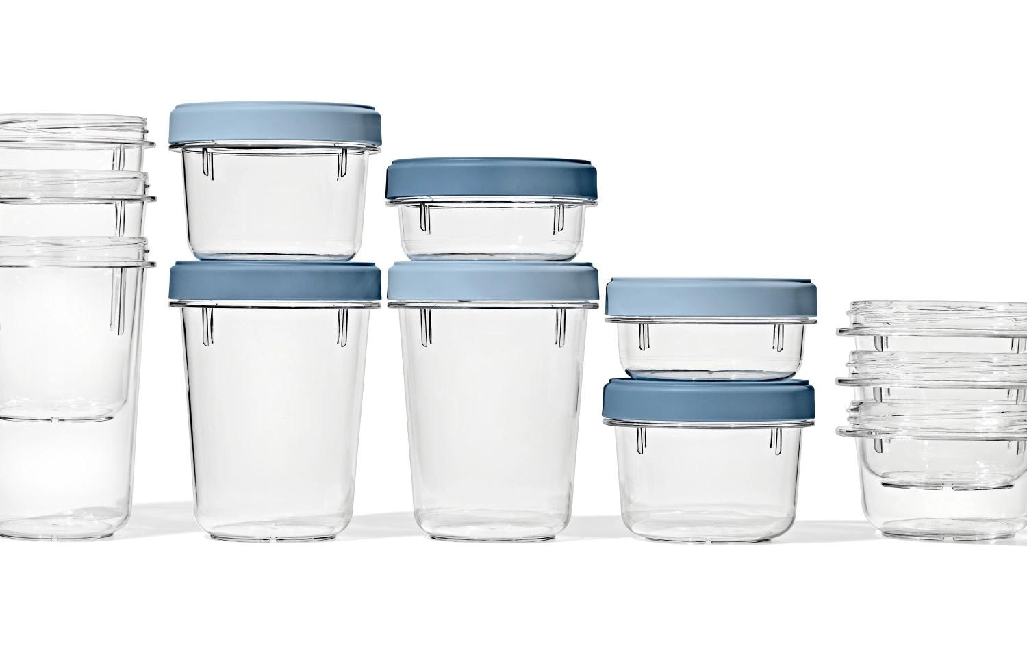 OXO Good Grips Aufbewahrungssystem »OXO Twist & Stack Behälter – 550 ml – 2er Set« ideal für Meal Prep