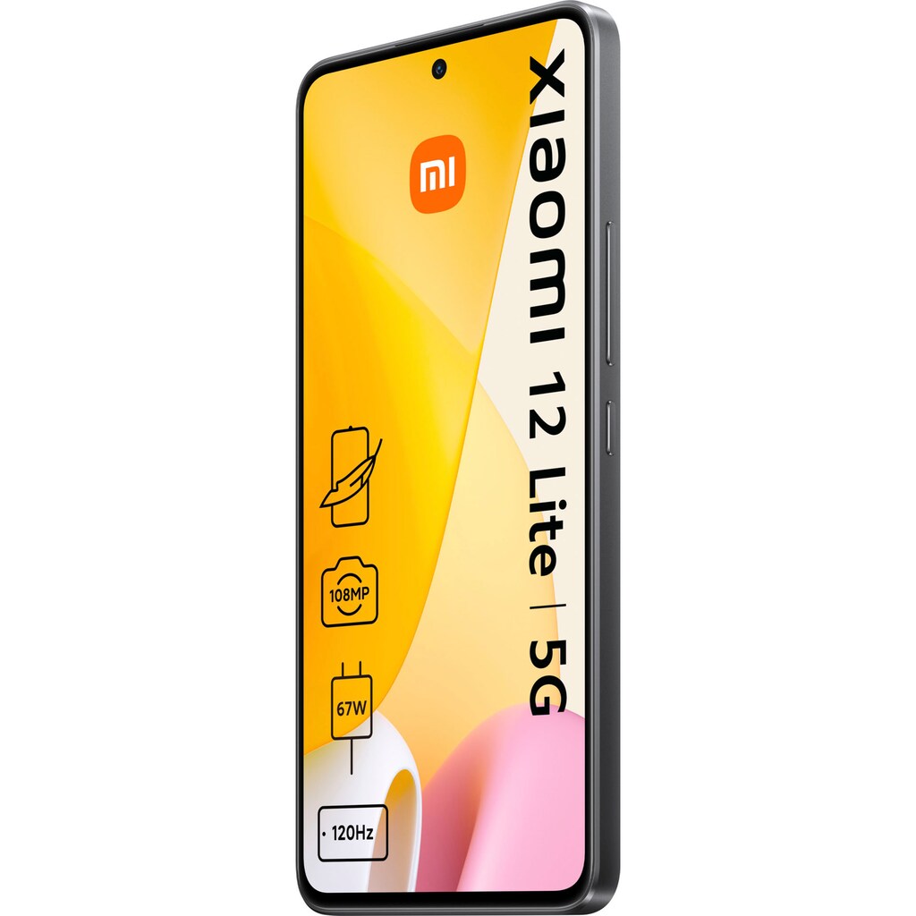 Xiaomi Smartphone »12 lite 8GB+128GB«, schwarz, 16,64 cm/6,55 Zoll