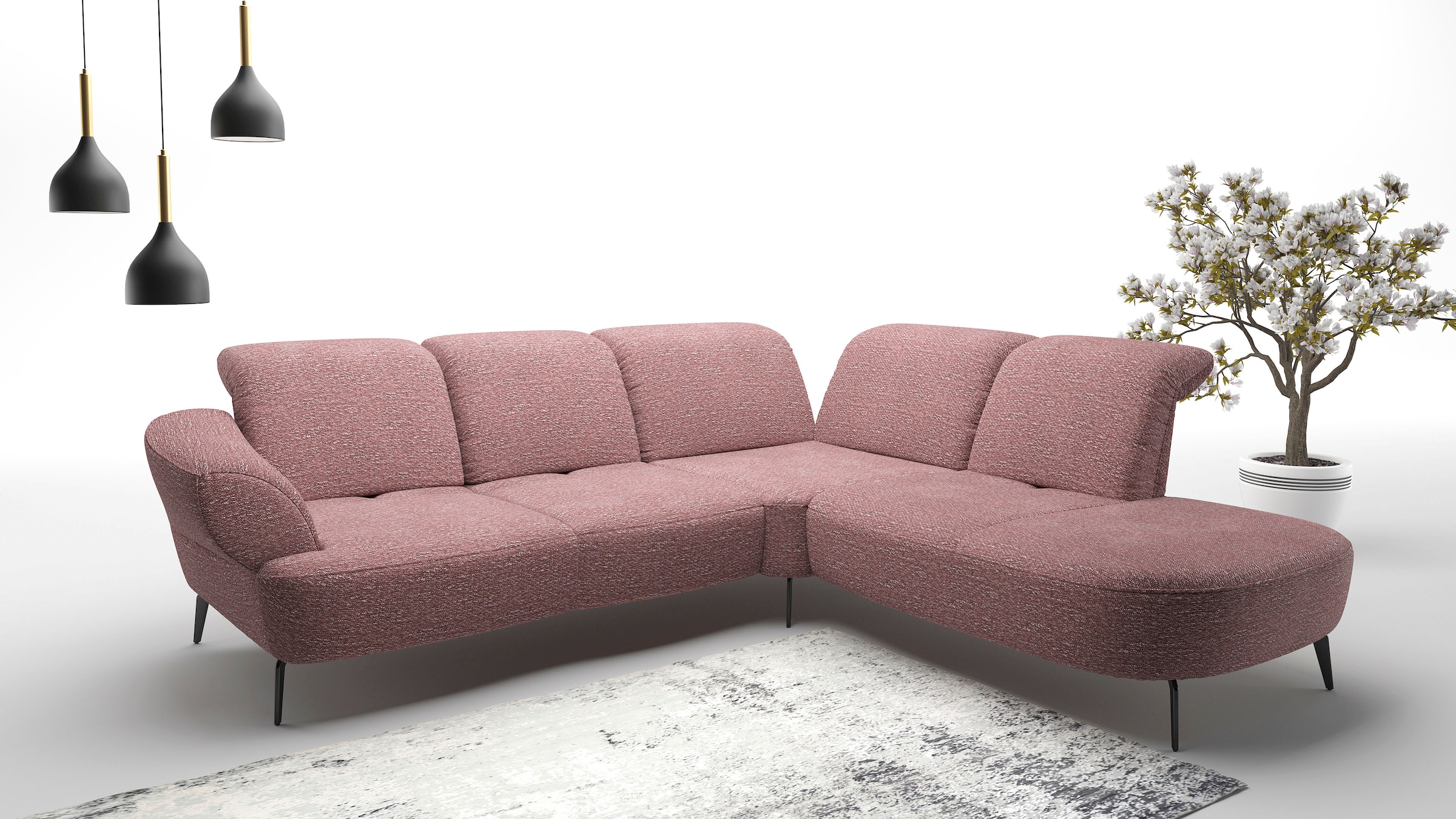 sit&more Ecksofa »Dance, L-Form, inkl. Sitztiefenverstellung« inkl. Click&S günstig online kaufen