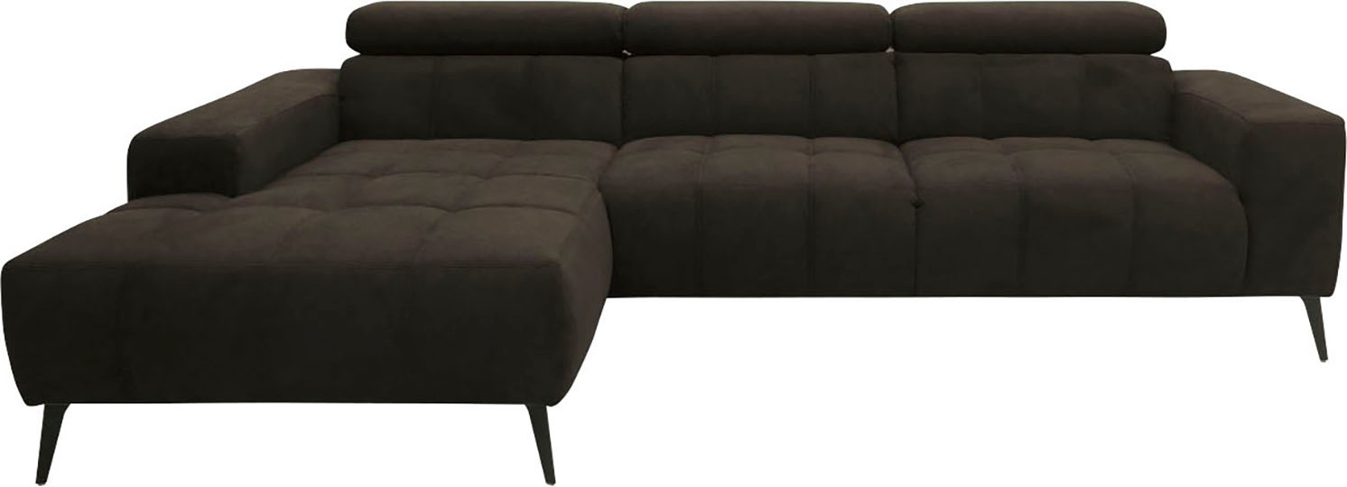 DOMO collection Ecksofa »Trento L-Form, mit Kufenfuß oder Einzelfuß« wahlwe günstig online kaufen
