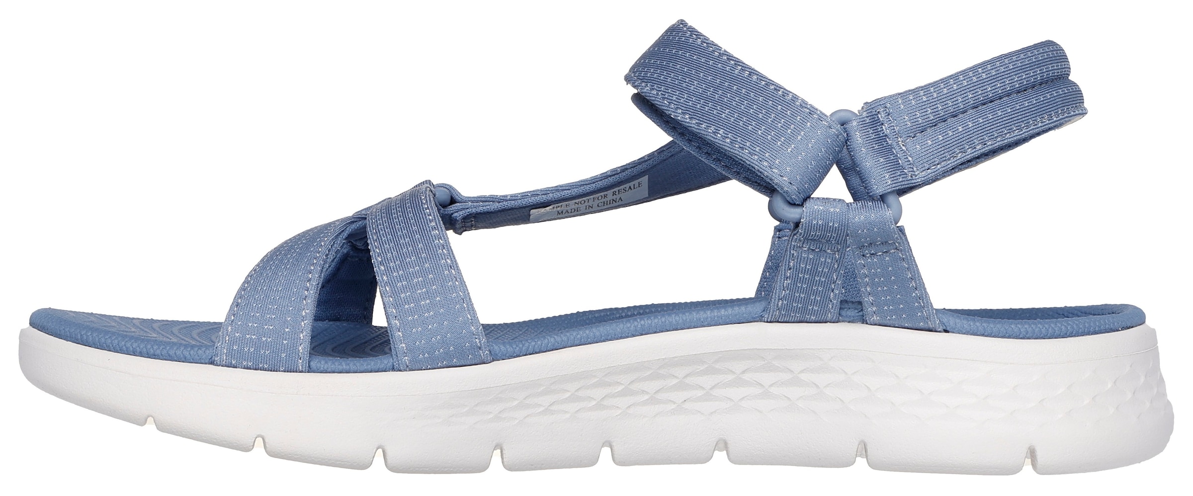 Skechers Sandale »GO WALK FLEX SANDAL-SUBLIME-X«, Sommerschuh, Sandalette, Klettschuh, mit Goga Mat Footbed