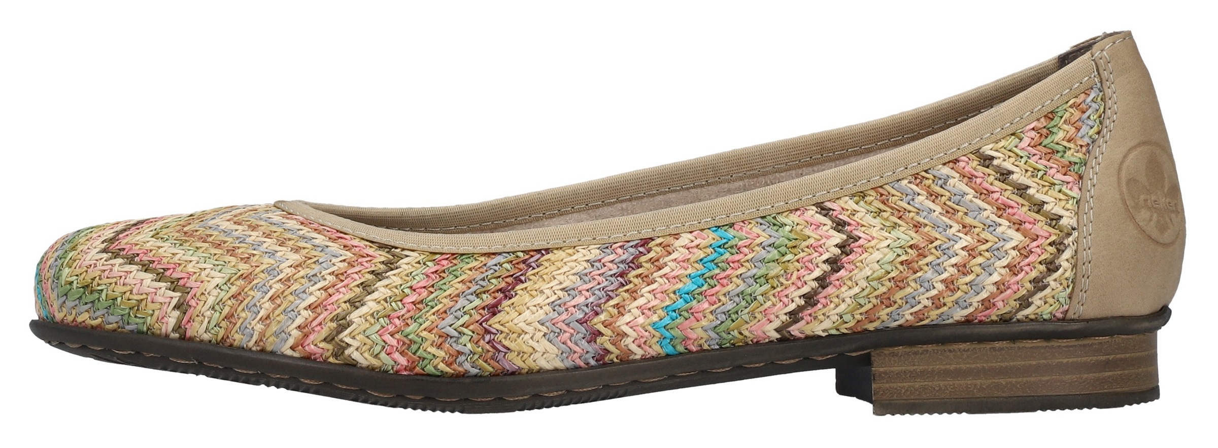 Rieker Ballerina, Slipper, Schlupfschuh, Pumps mit weicher Innensohle