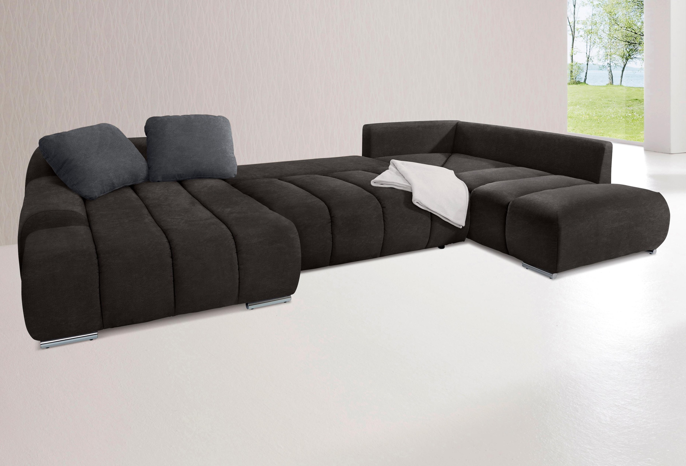 INOSIGN Wohnlandschaft »Bono U-Form«, wahlweise mit Bettfunktion