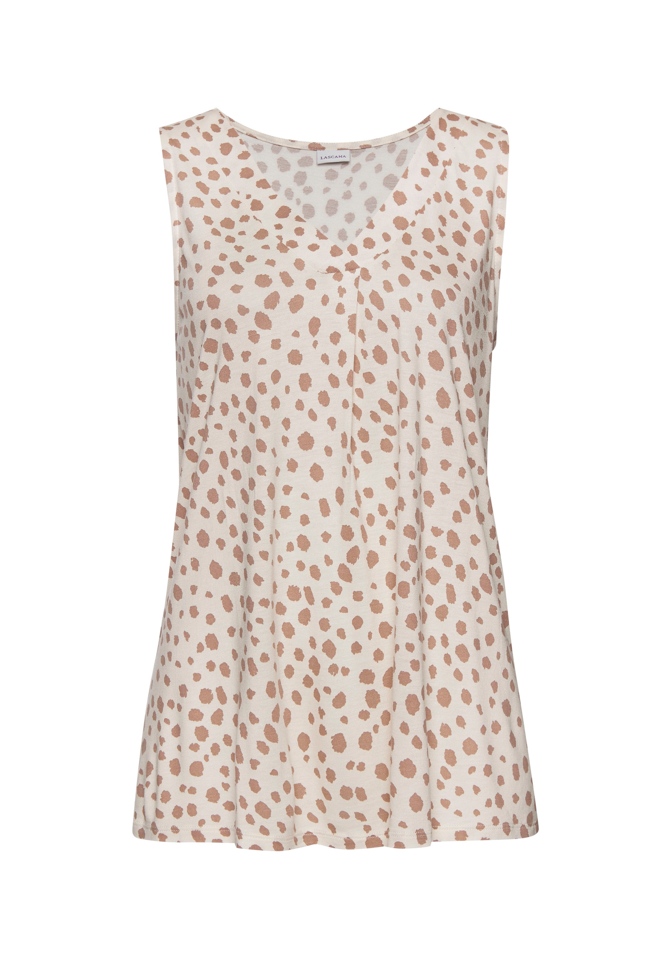 LASCANA Tanktop, mit Alloverprint