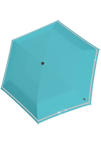Knirps® Taschenregenschirm »Rookie manual, capri reflective«, für Kinder; mit... kaufen