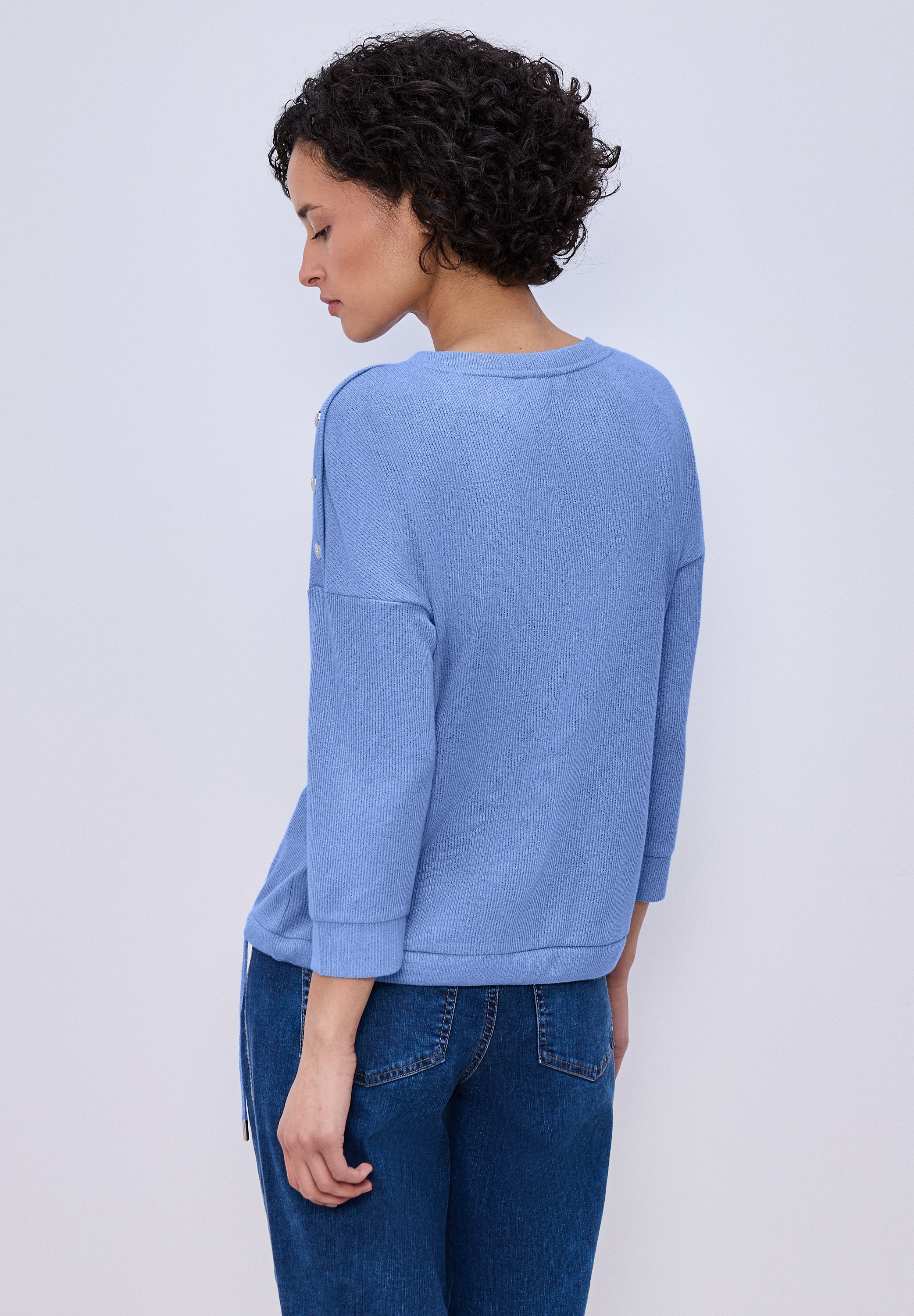 STREET ONE Sweater , mit Knopfdetails
