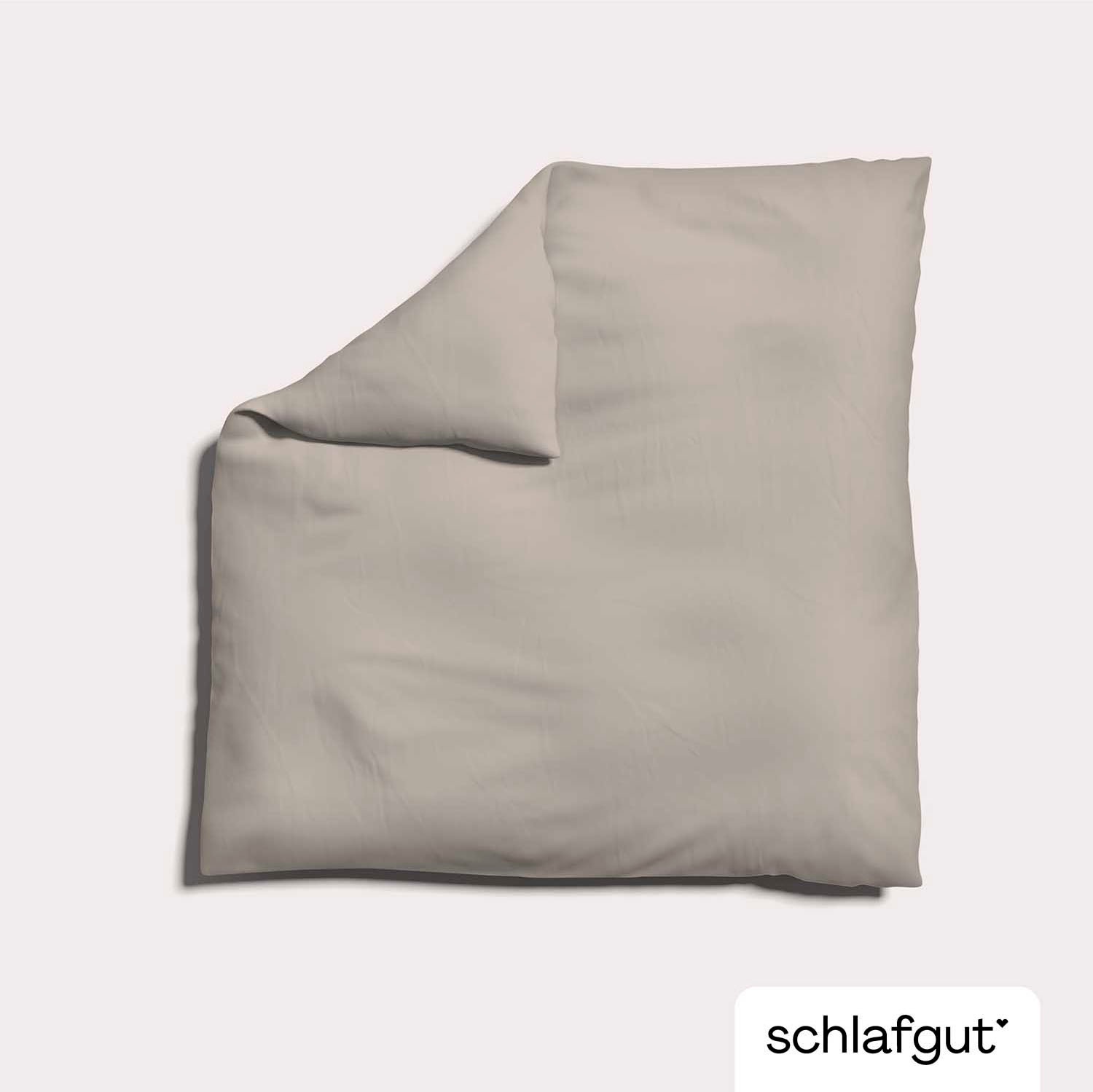 Schlafgut Bettbezug »Woven Satin«, (1 St.), besonders dicht gewebt, Mix & Match: passender Kissenbezug erhältlich