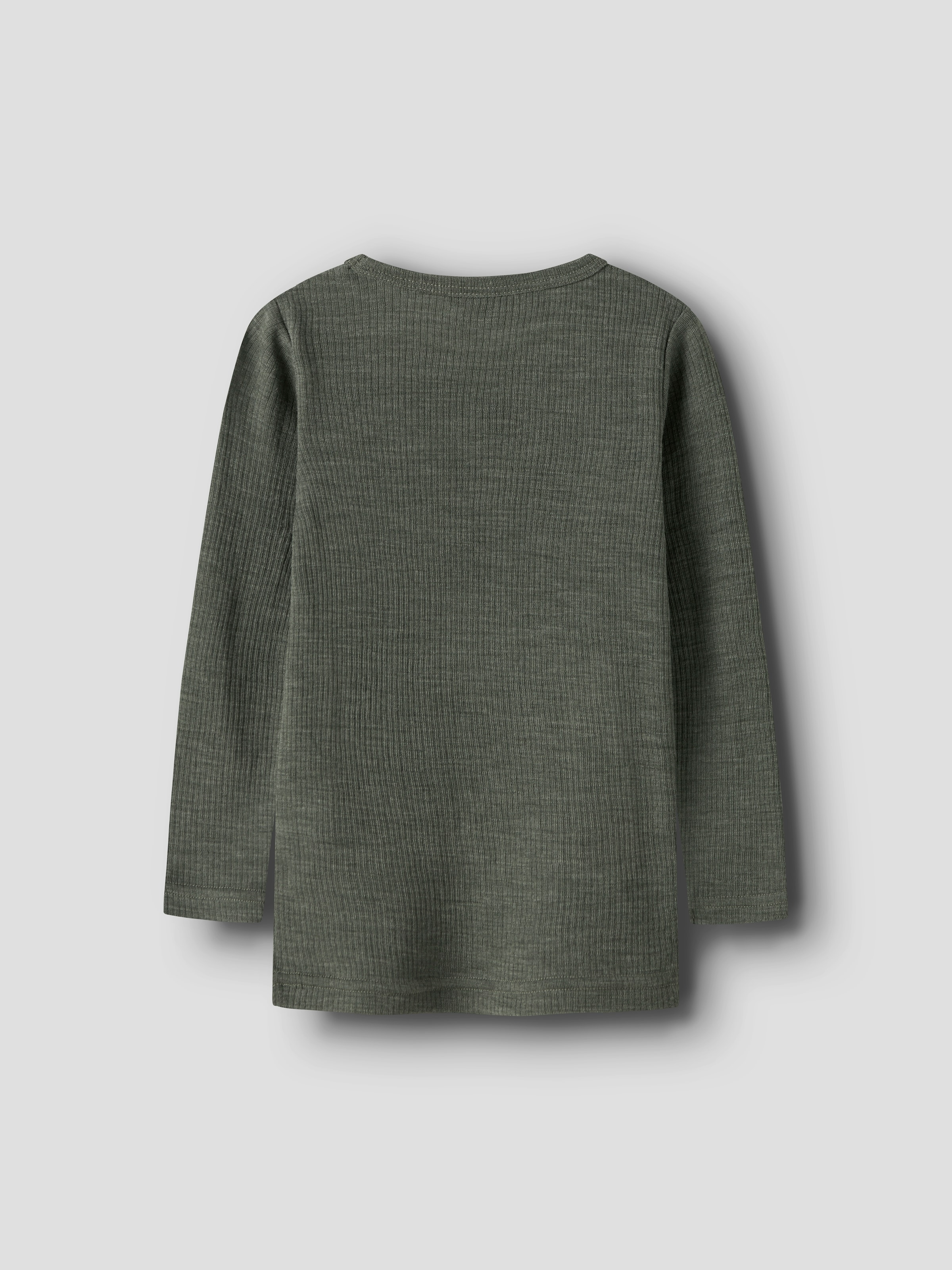 Name It Langarmshirt »NMNWAX WOOL RIB LS TOP NOOS« aus reiner Merinowolle