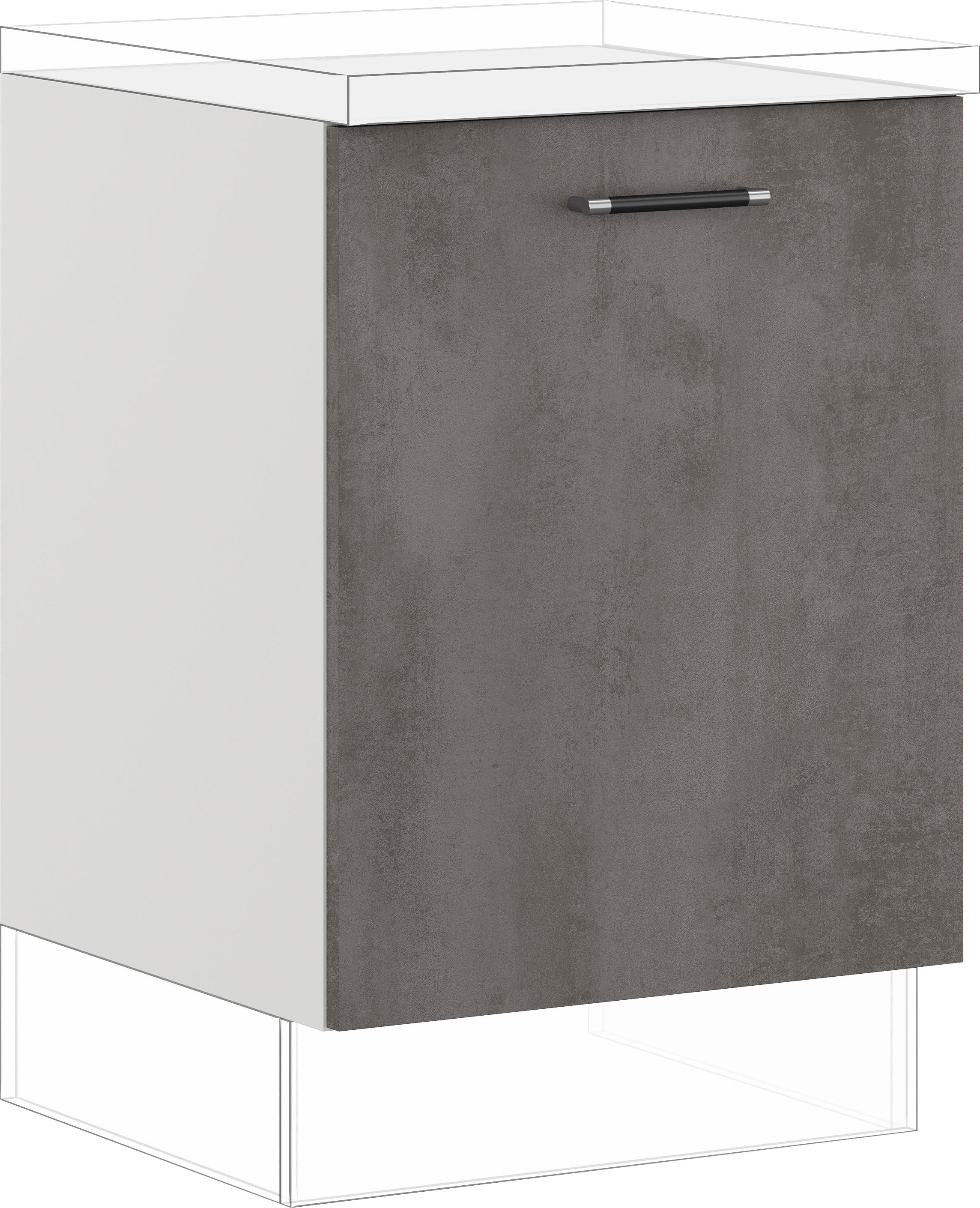 IMPULS KÜCHEN Wäscheschrank »"Prag und Valencia", Breite/Höhe: 60/72,3 cm, günstig online kaufen
