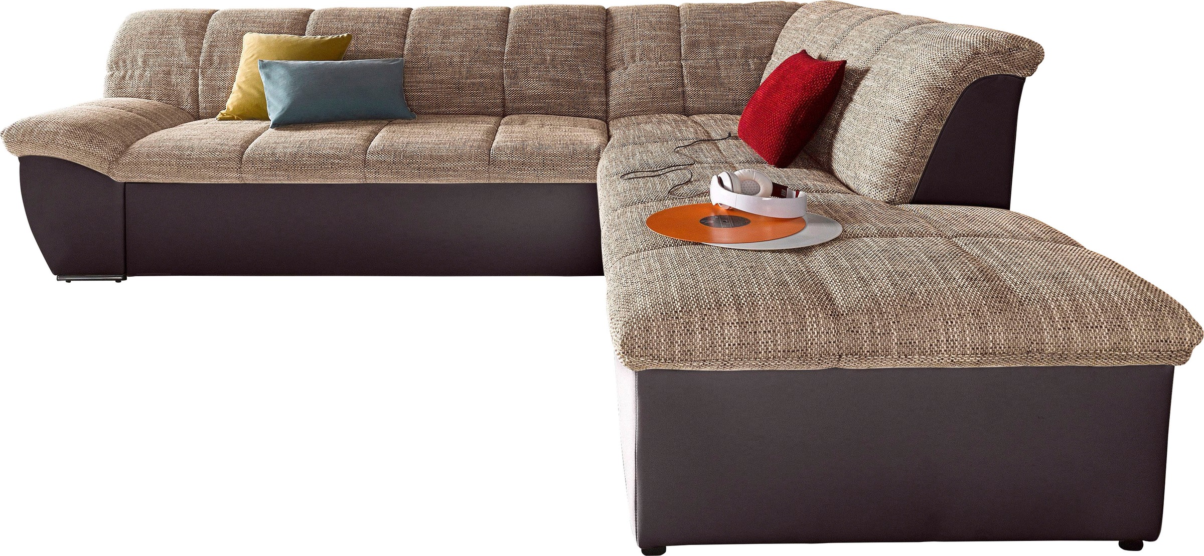 DOMO collection Ecksofa "Splash L-Form", wahlweise mit Bettfunktion günstig online kaufen